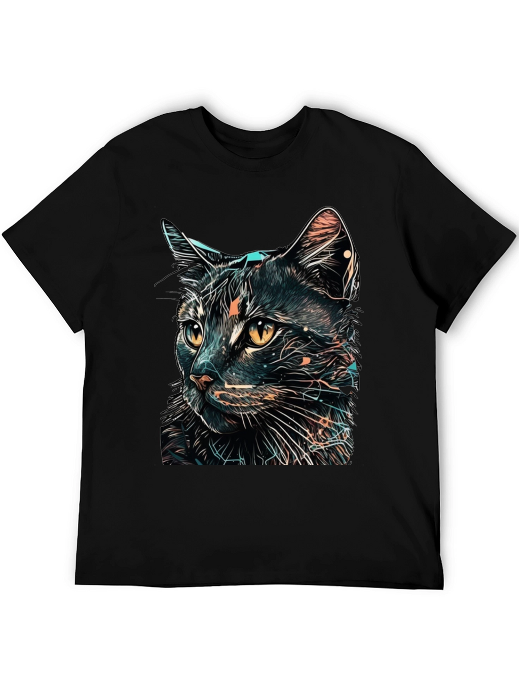 Black Cat Graphic T-Shirt