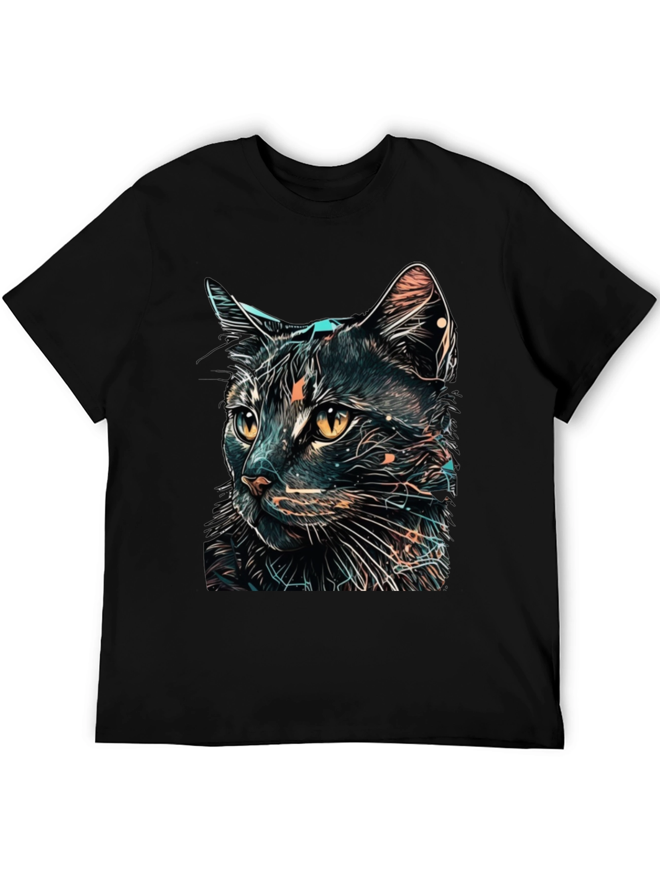 Black Cat Graphic T-Shirt