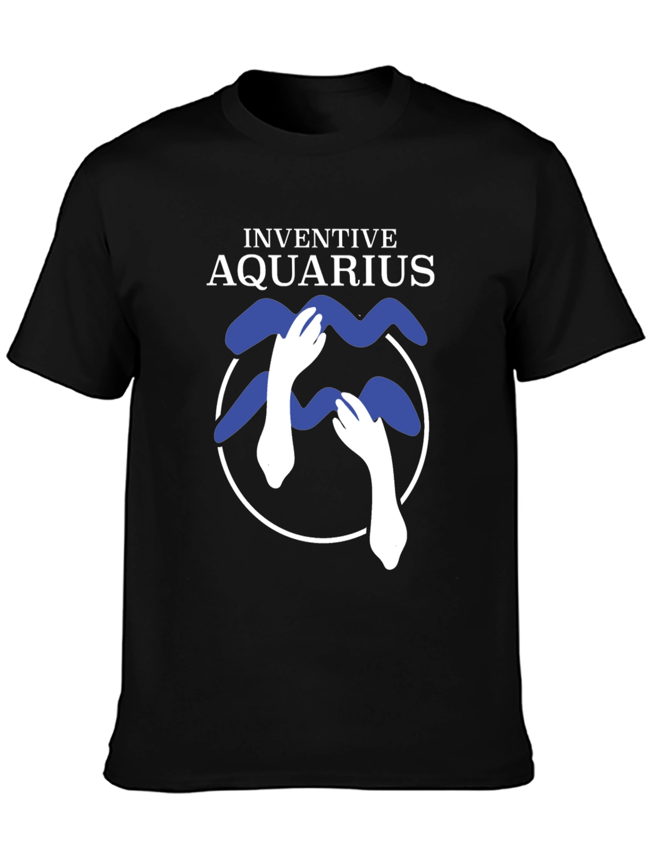 Inventive Aquarius Graphic T-Shirt - Zodiac Design
