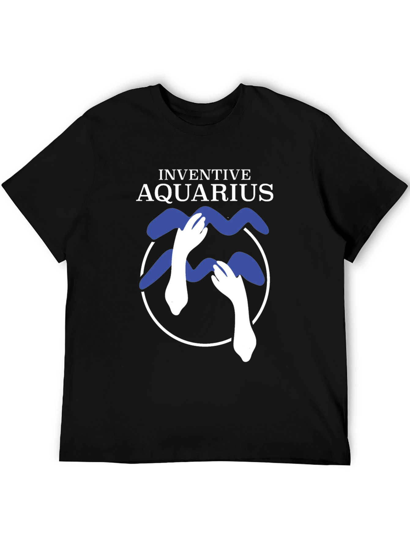 Inventive Aquarius Graphic T-Shirt - Zodiac Design