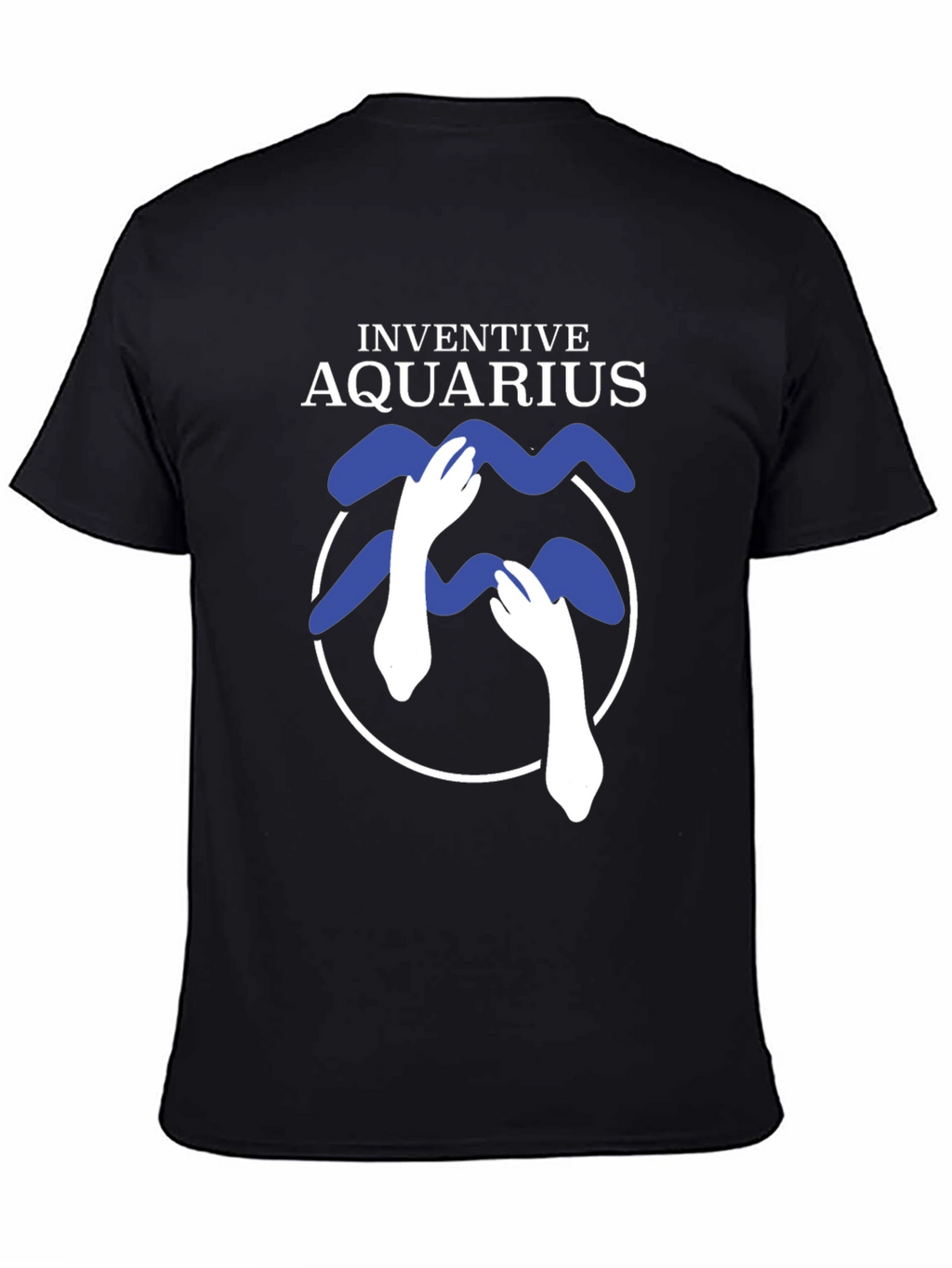 Inventive Aquarius Graphic T-Shirt - Zodiac Design