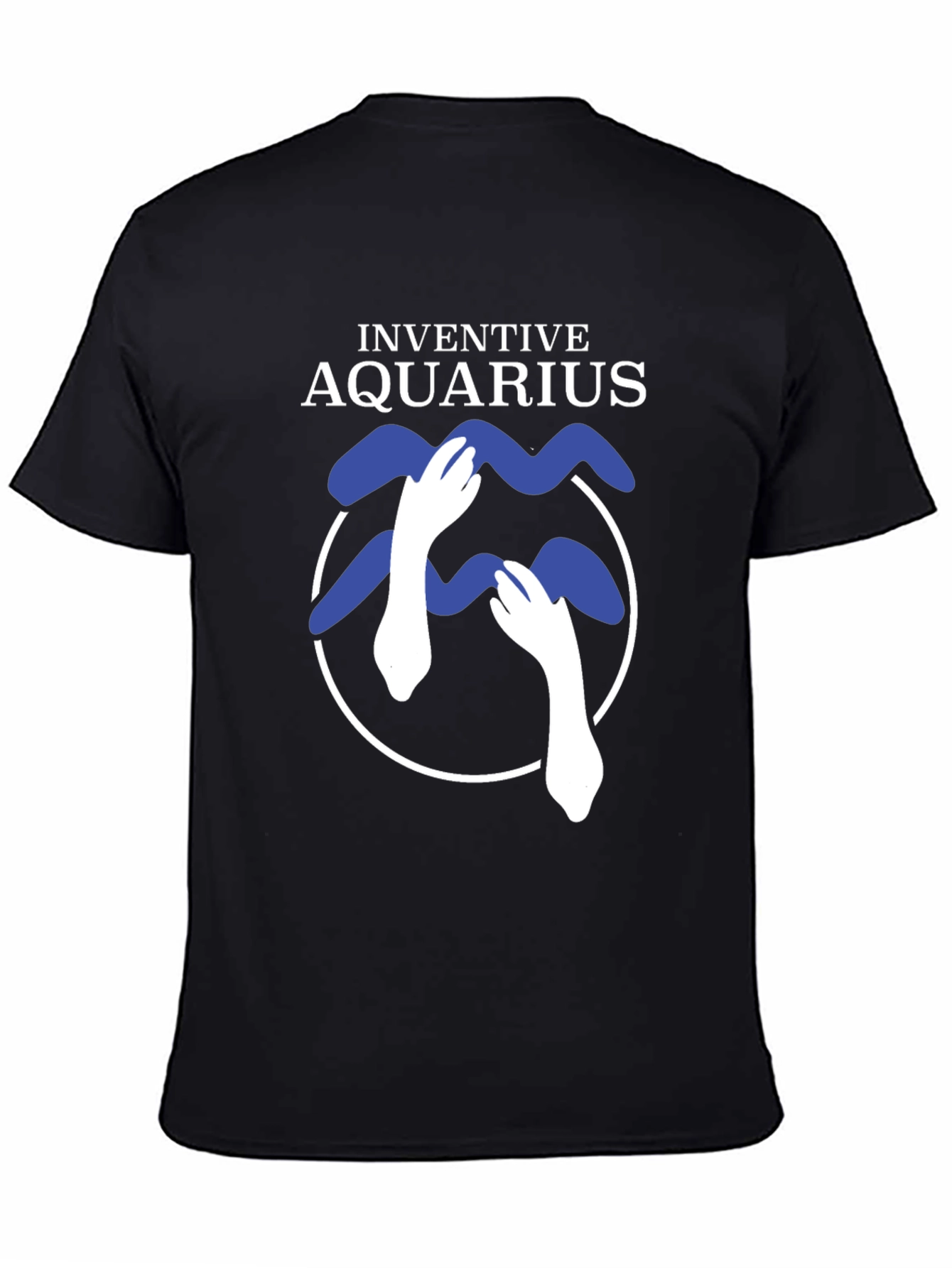 Inventive Aquarius Graphic T-Shirt - Zodiac Design