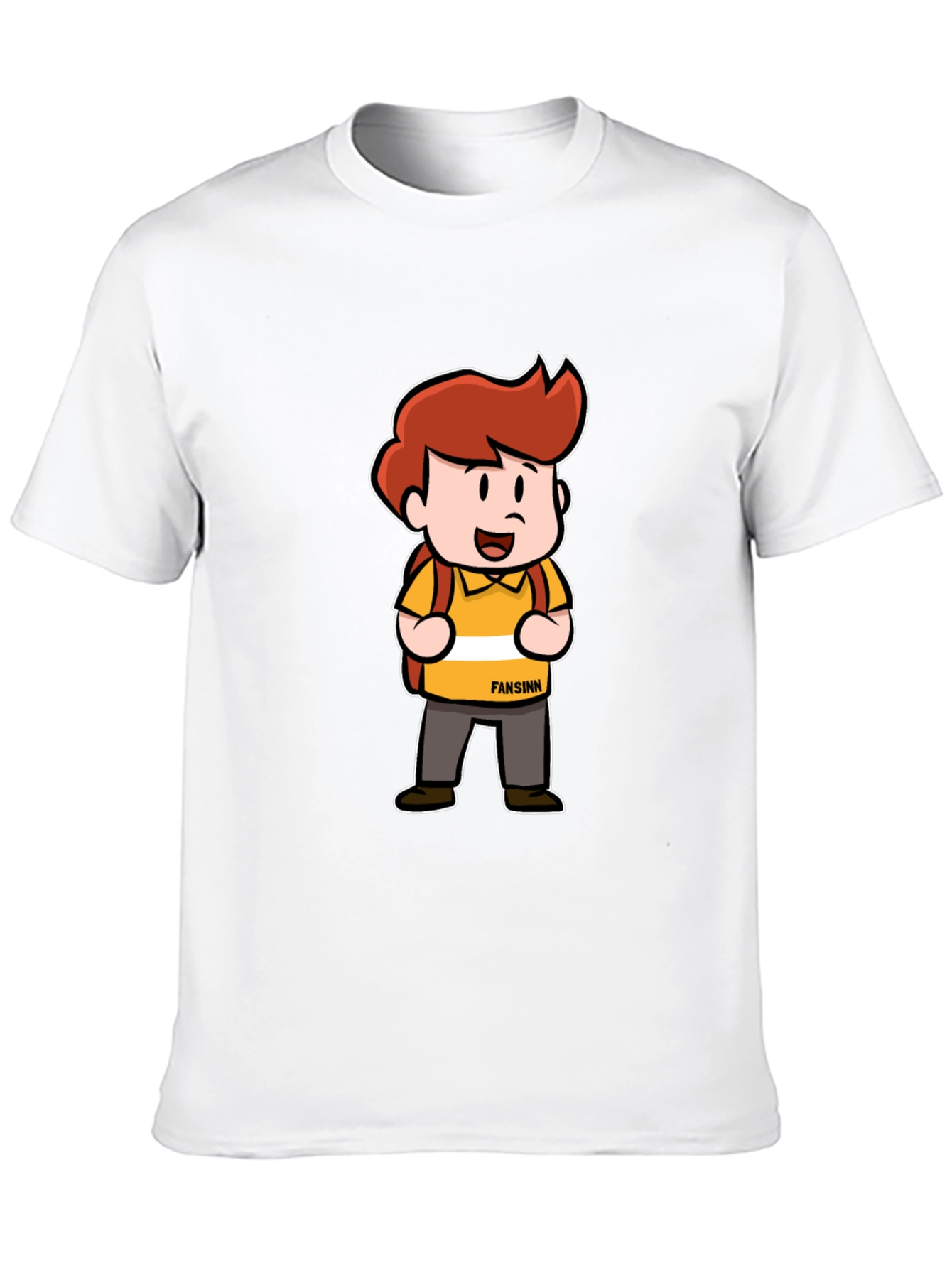 Cartoon Character T-Shirt - Black
