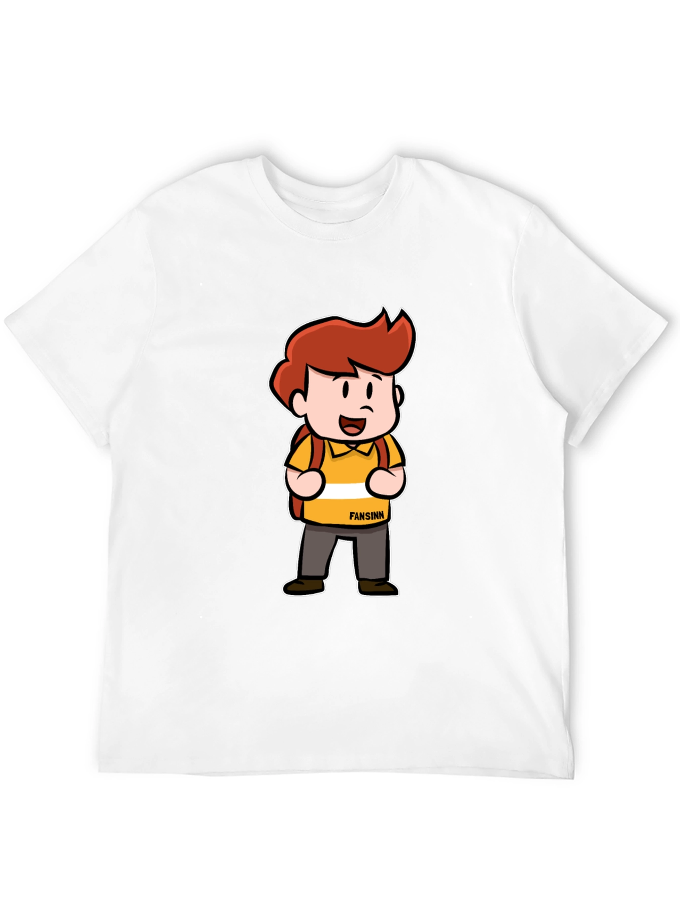 Cartoon Character T-Shirt - Black
