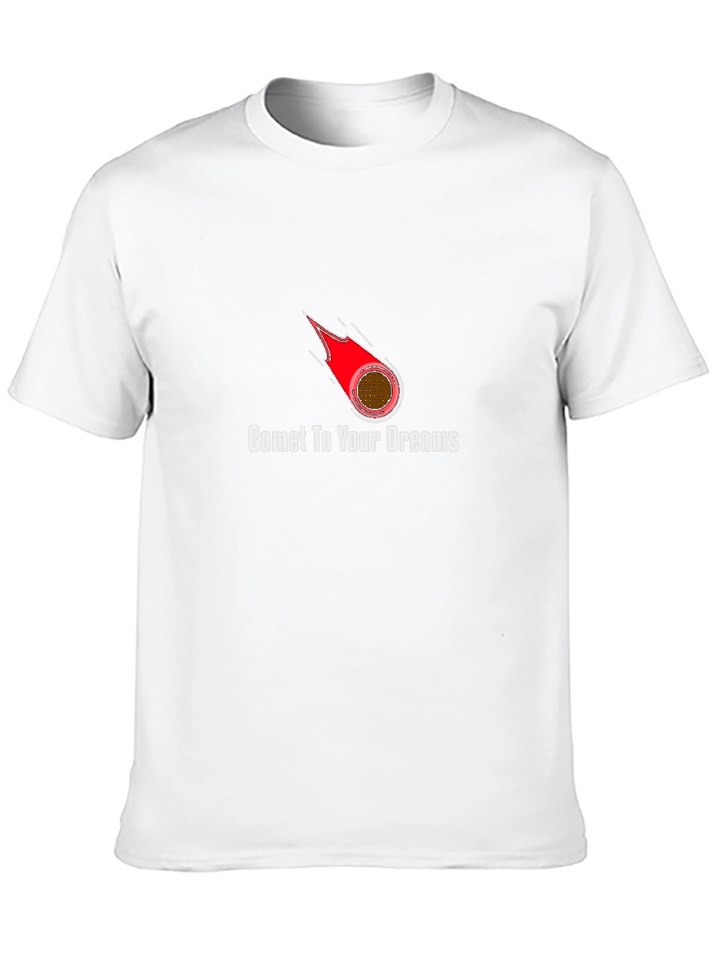 Comet To Your Dreams Black Graphic T-Shirt