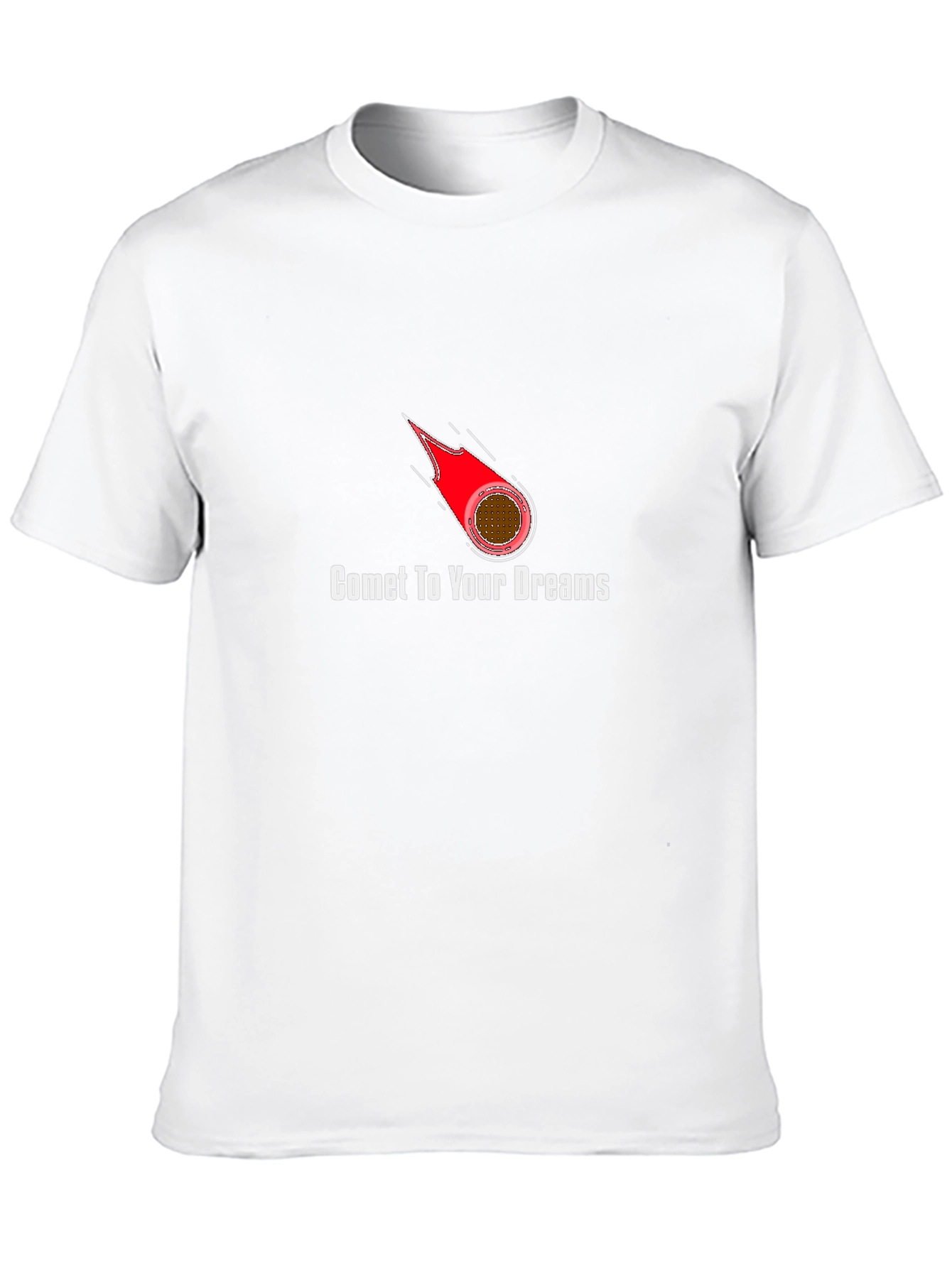 Comet To Your Dreams Black Graphic T-Shirt