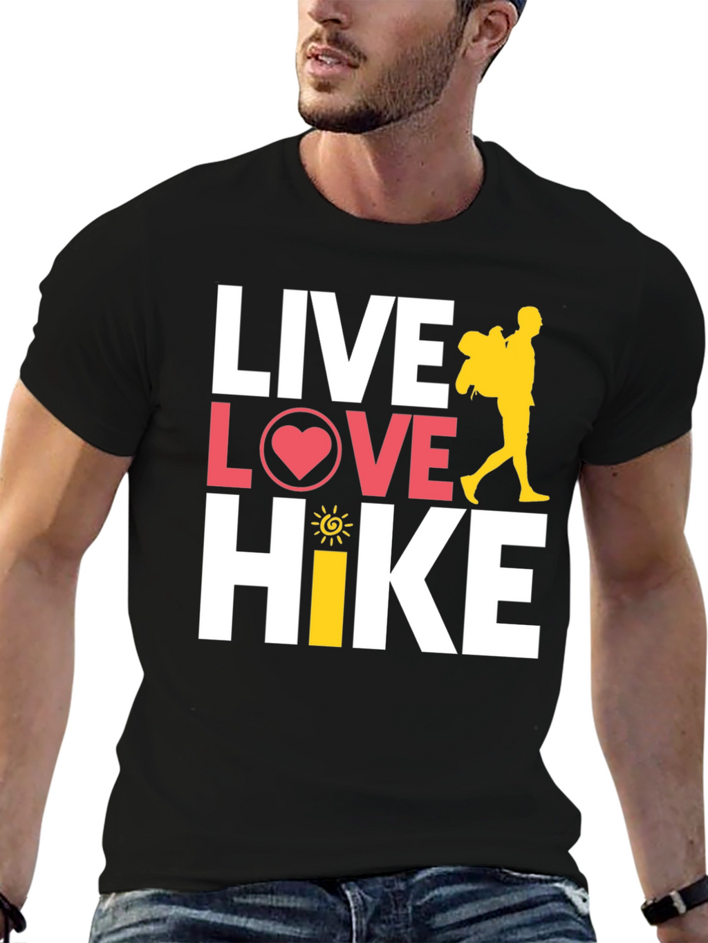 Live Love Hike Graphic Tee - Adventure Ready