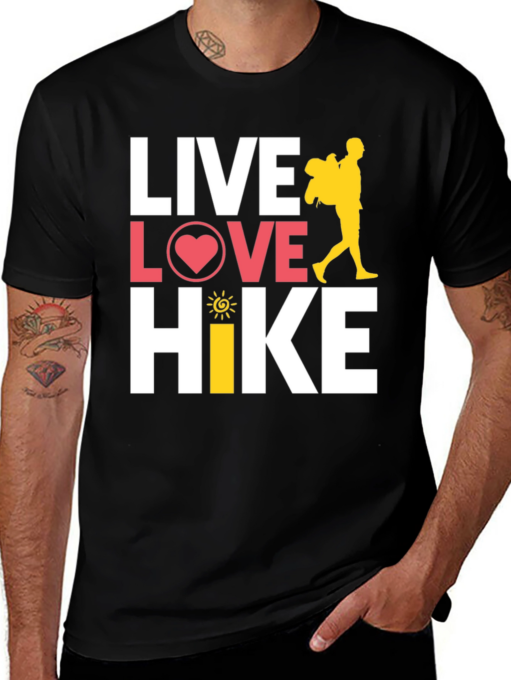 Live Love Hike Graphic Tee - Adventure Ready