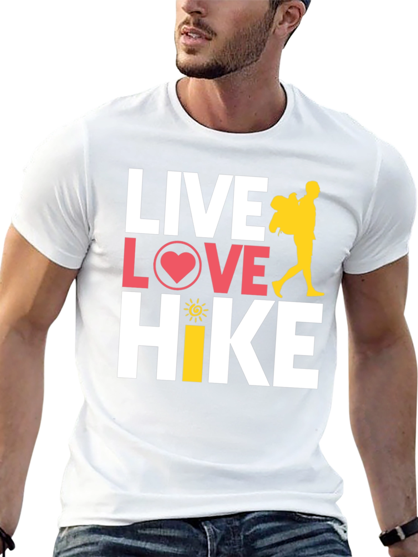 Live Love Hike Graphic Tee - Adventure Ready