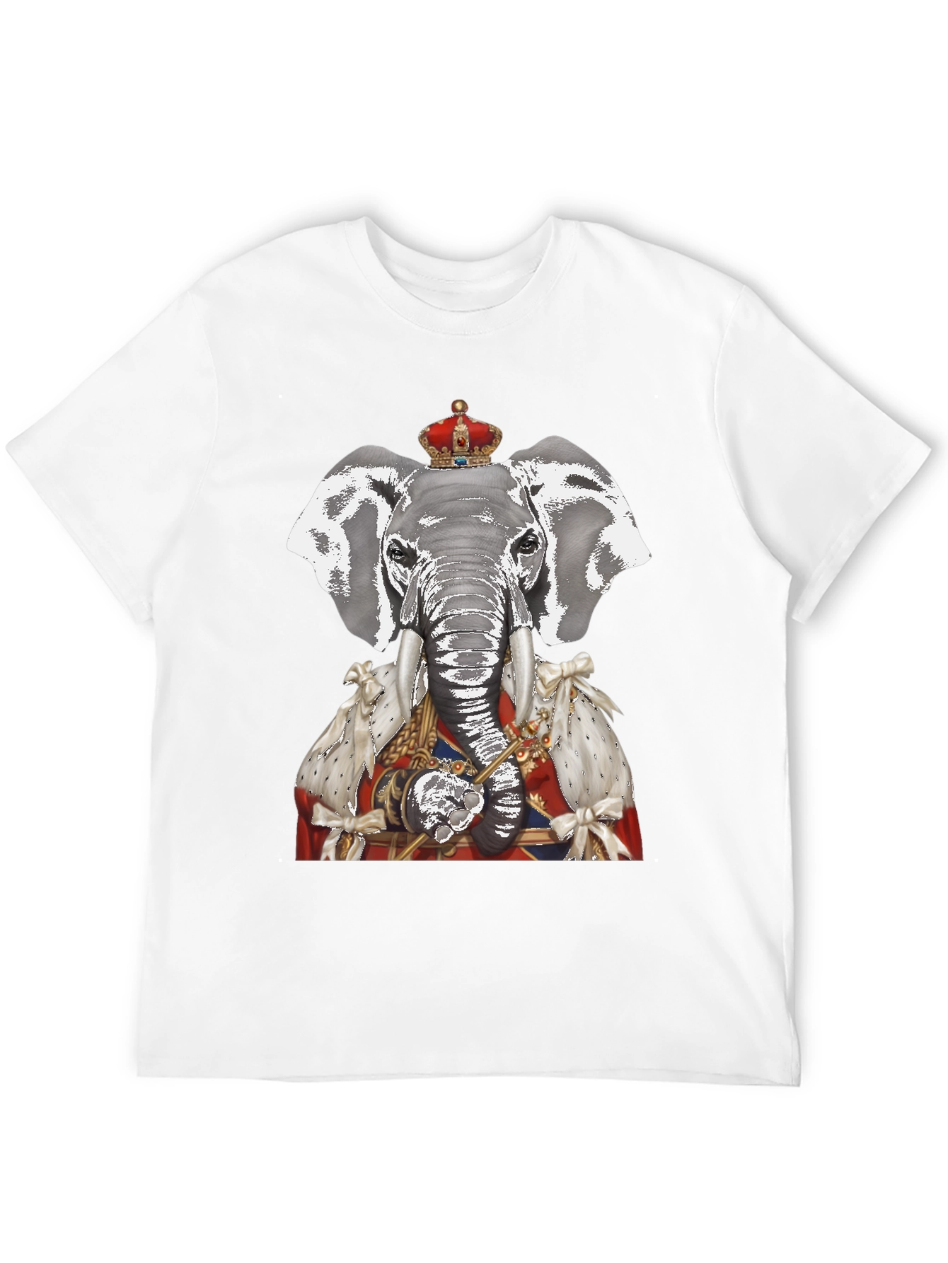 Regal Elephant Graphic T-Shirt