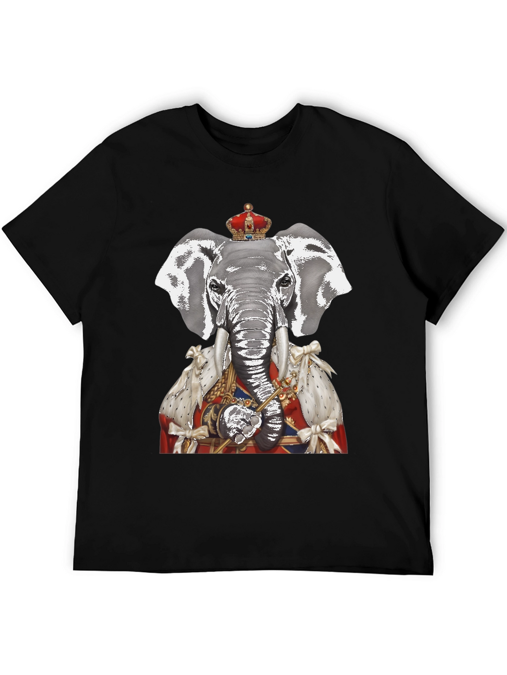 Regal Elephant Graphic T-Shirt