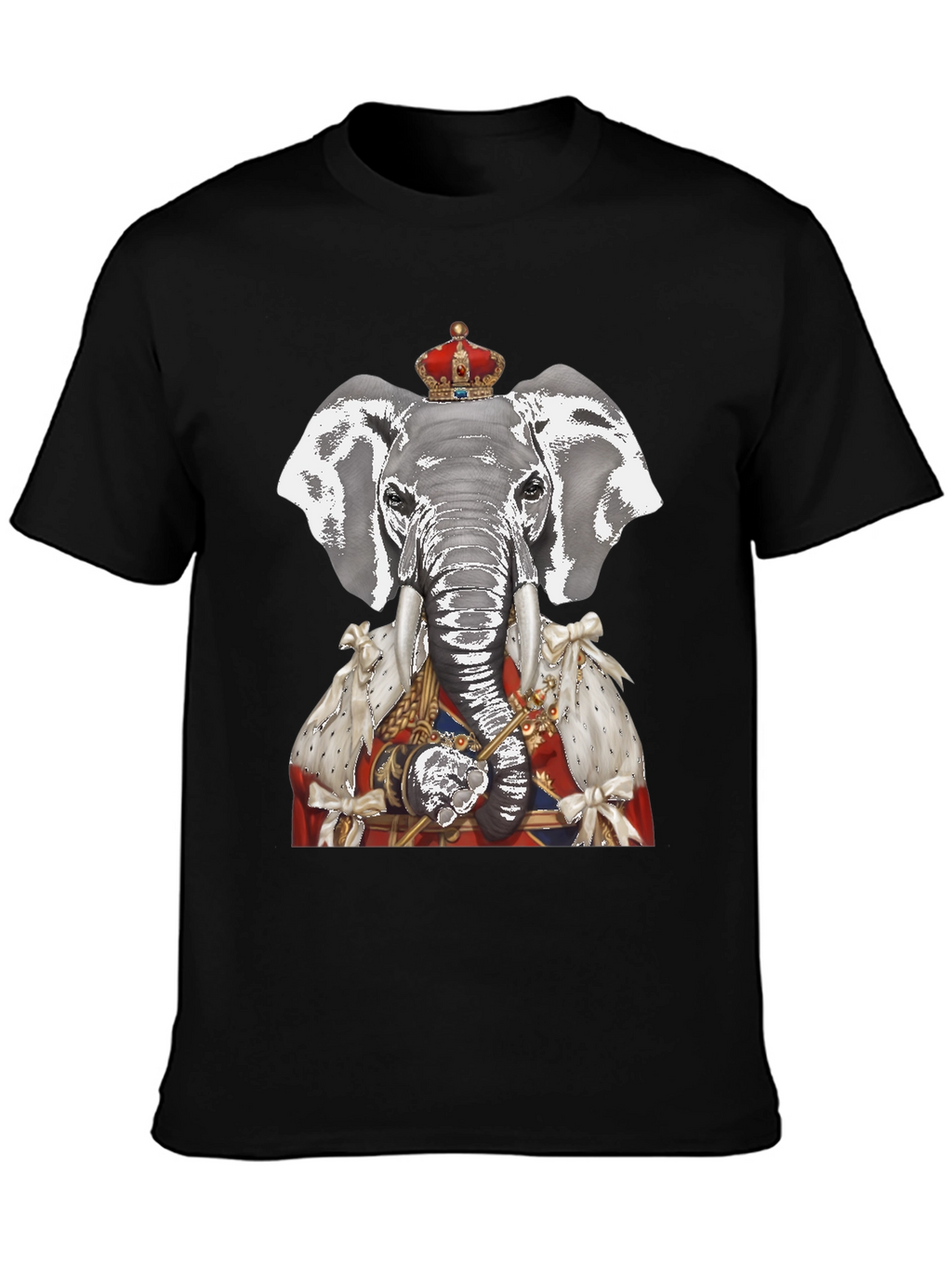 Regal Elephant Graphic T-Shirt