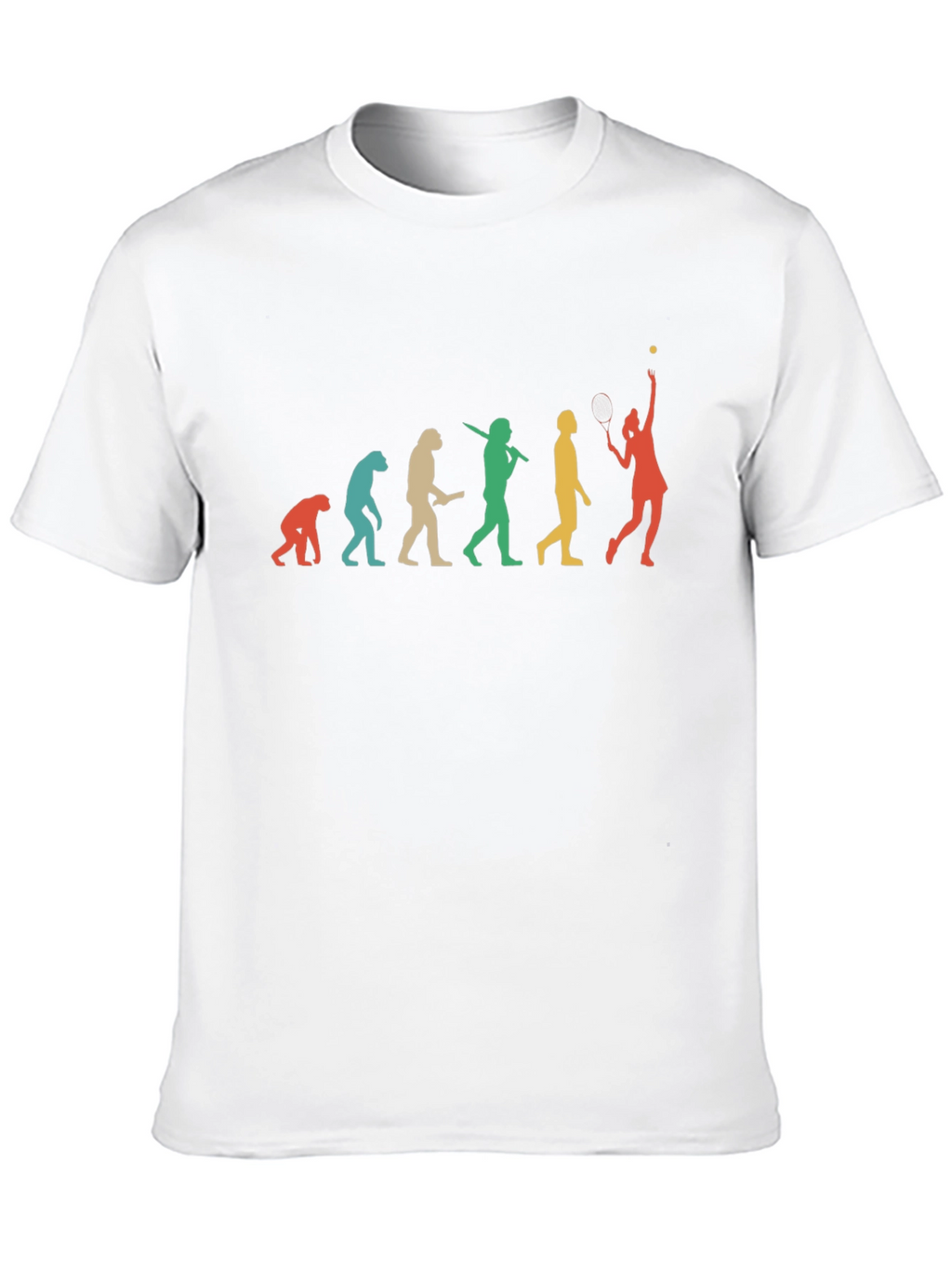 Evolution of Tennis Player Graphic Tee - Unisex
