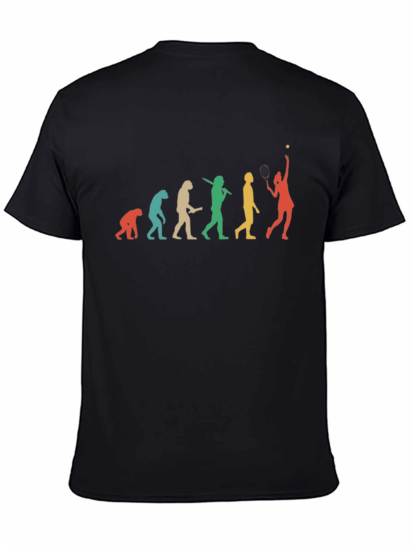 Evolution of Tennis Player Graphic Tee - Unisex