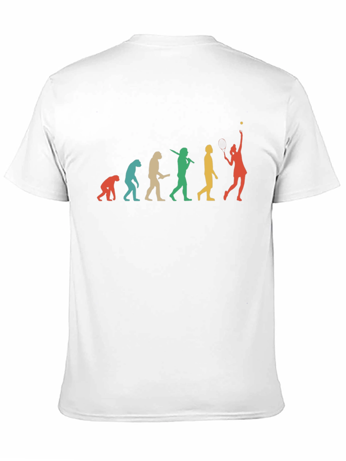 Evolution of Tennis Player Graphic Tee - Unisex