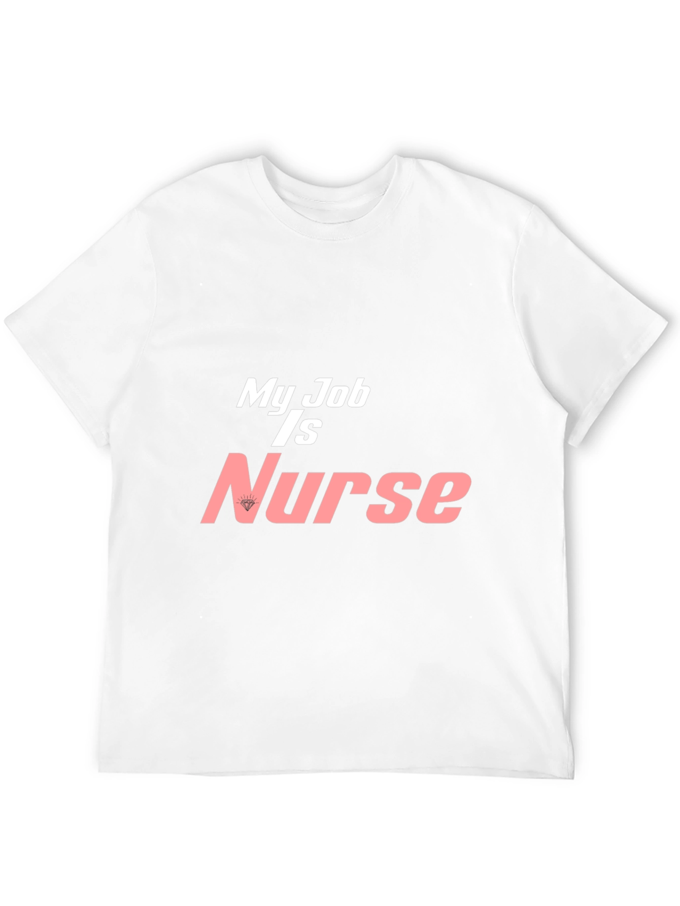 My Job is Nurse Graphic T-Shirt - Black