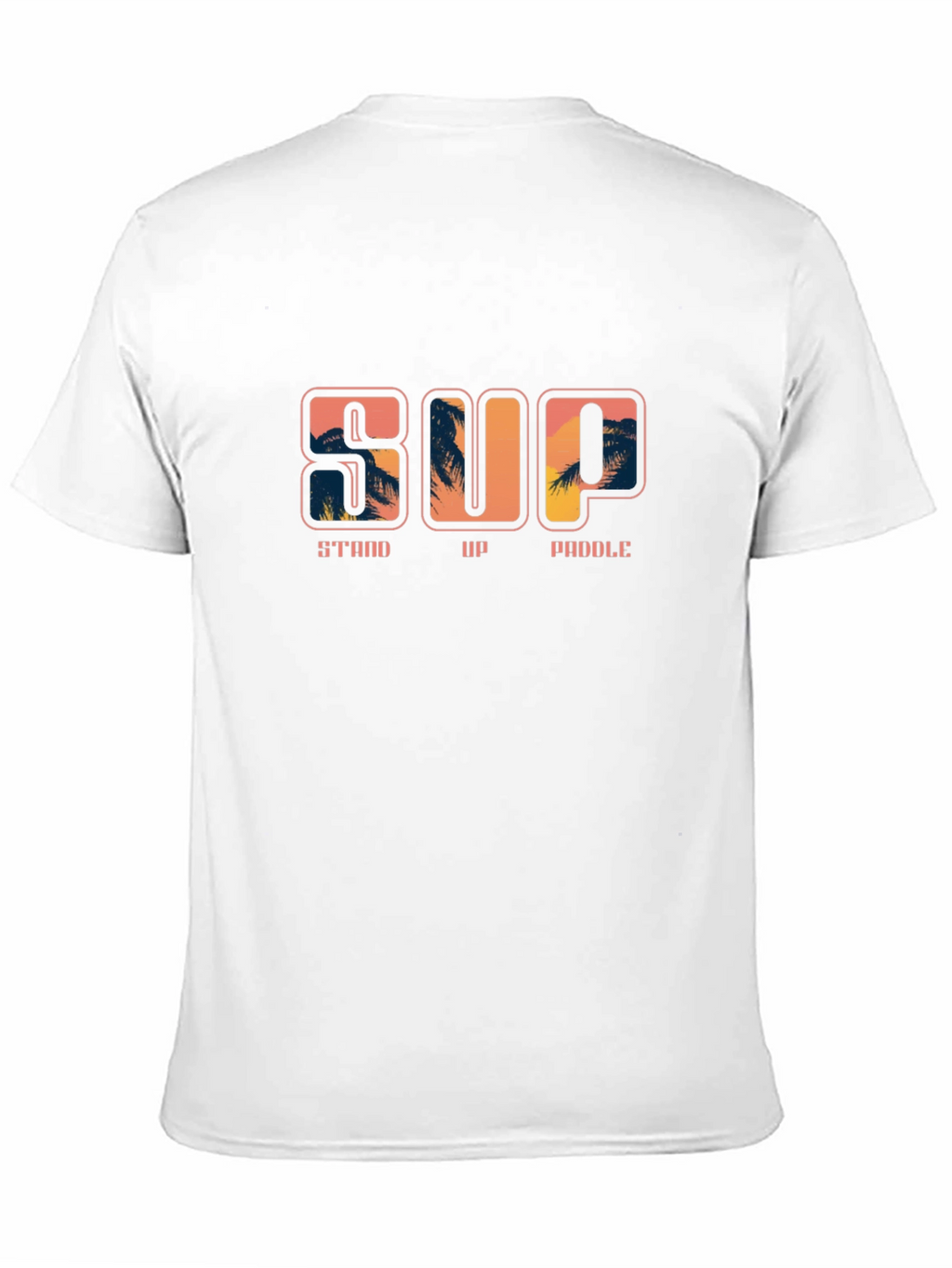 Stand Up Paddle Black T-Shirt