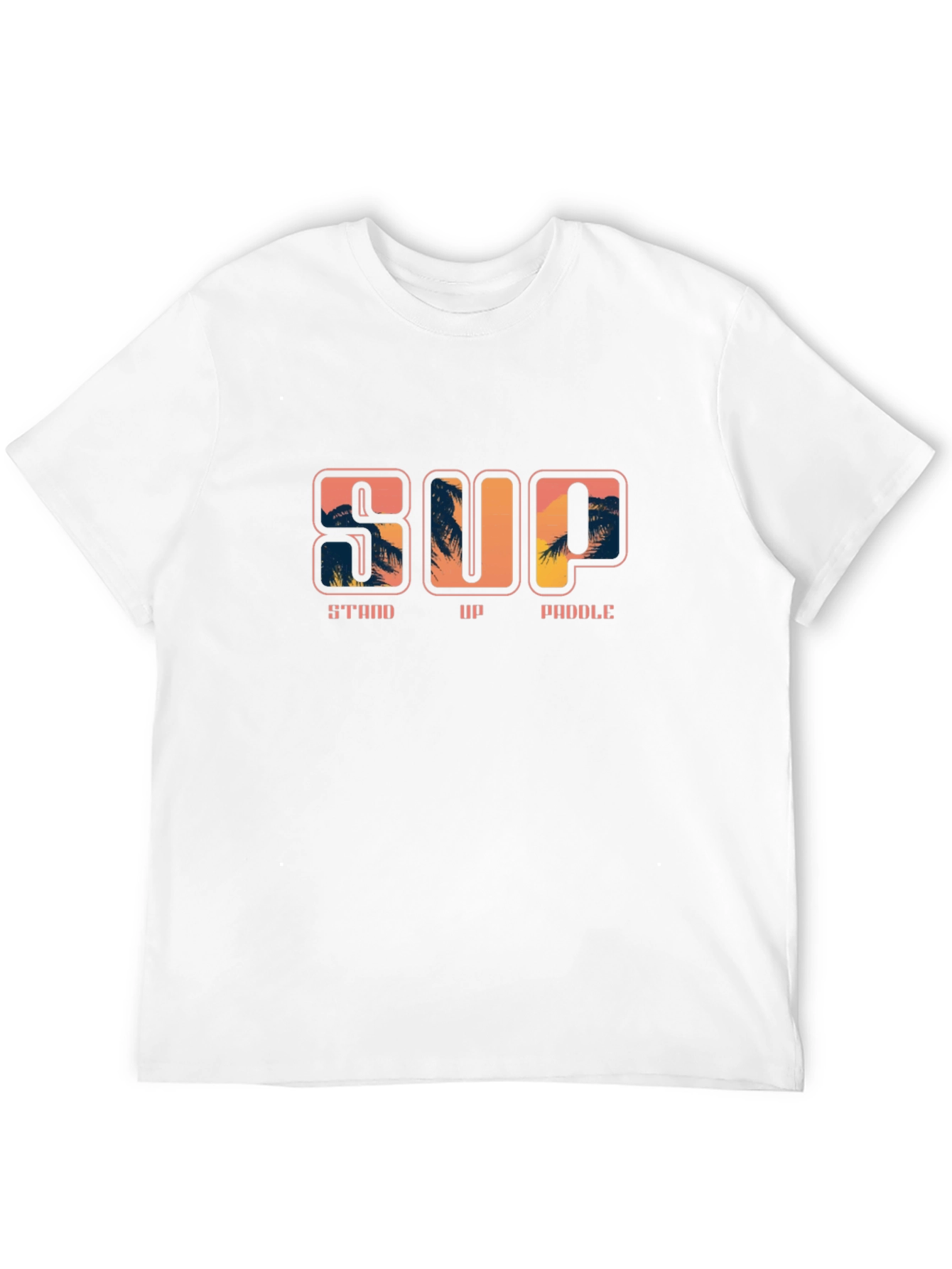 Stand Up Paddle Black T-Shirt