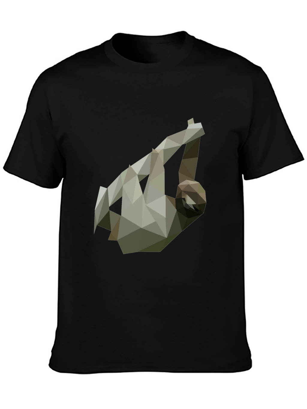 Geometric Sloth Tee - Modern Graphic Print