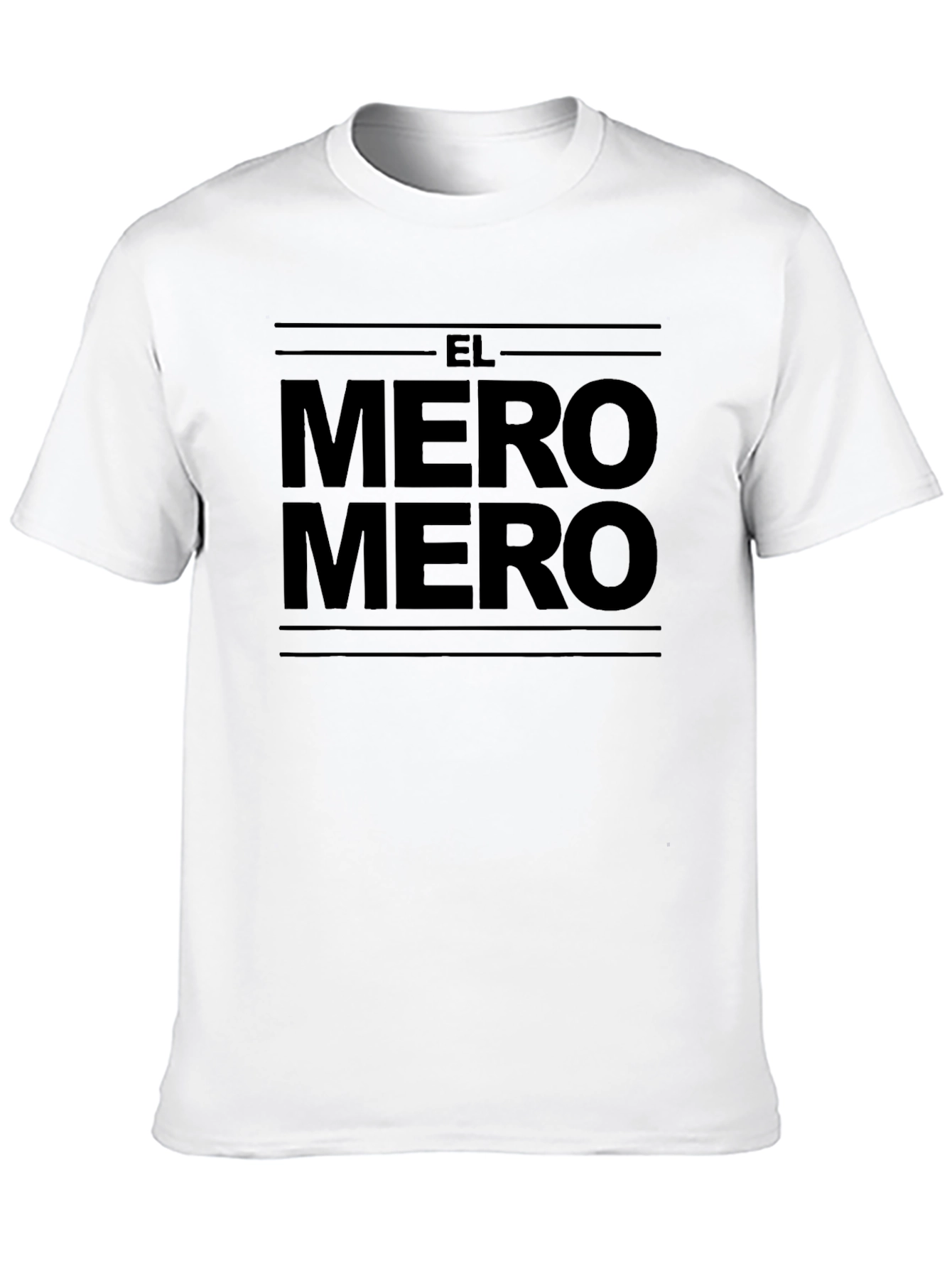 El Mero Mero Graphic Tee - Bold Black Print