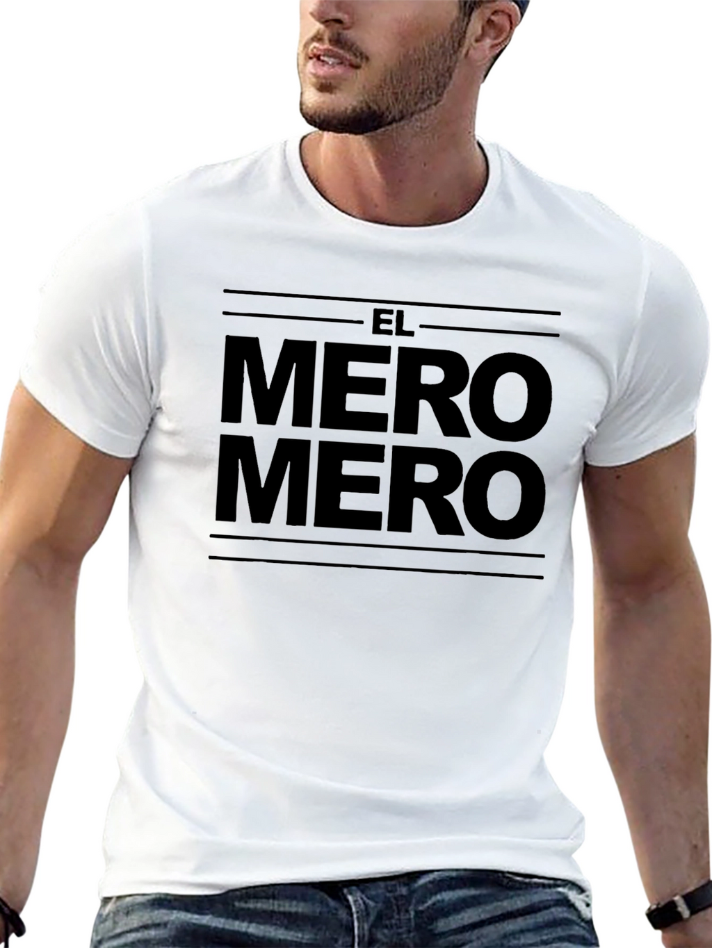 El Mero Mero Graphic Tee - Bold Black Print