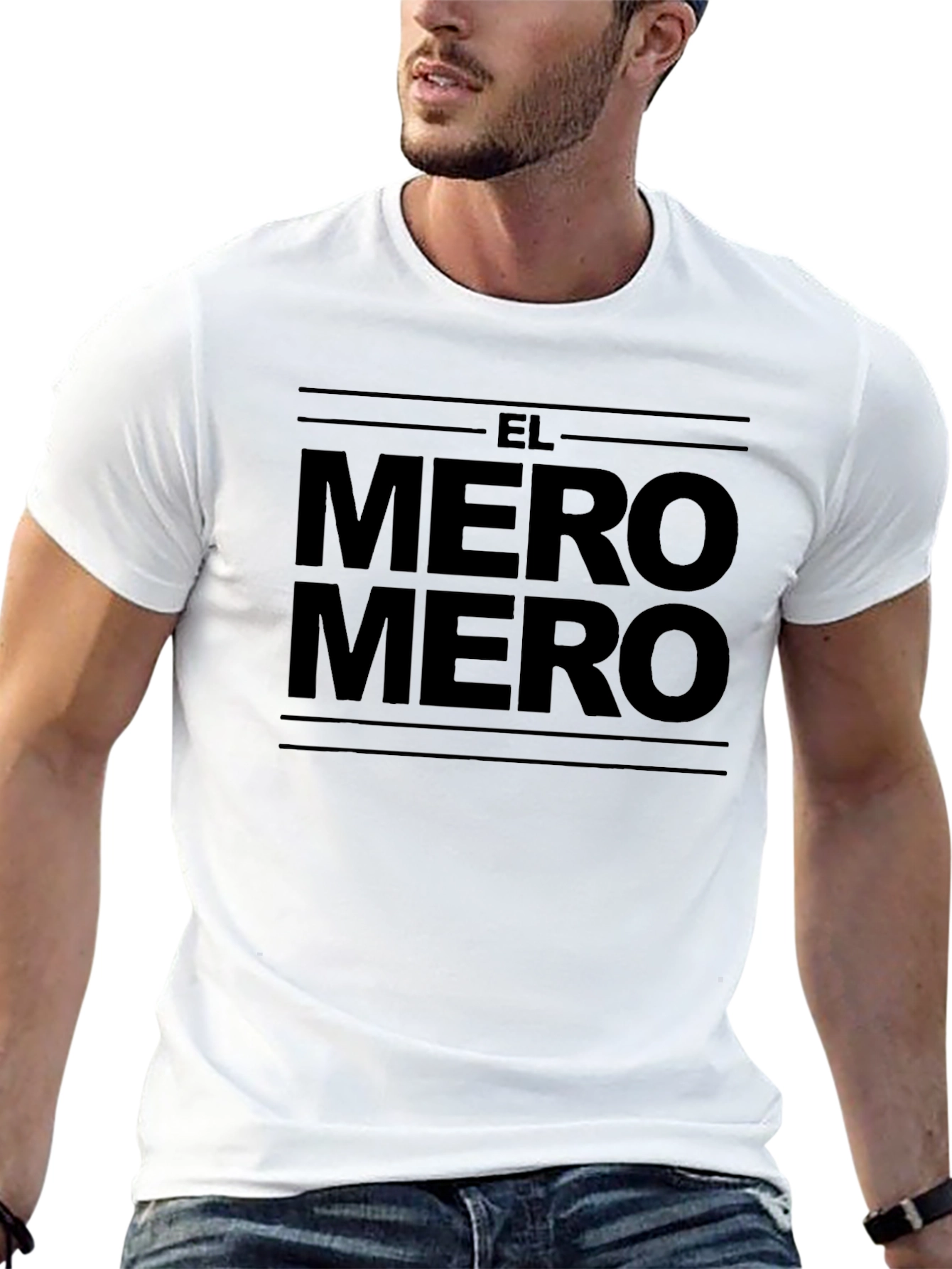 El Mero Mero Graphic Tee - Bold Black Print