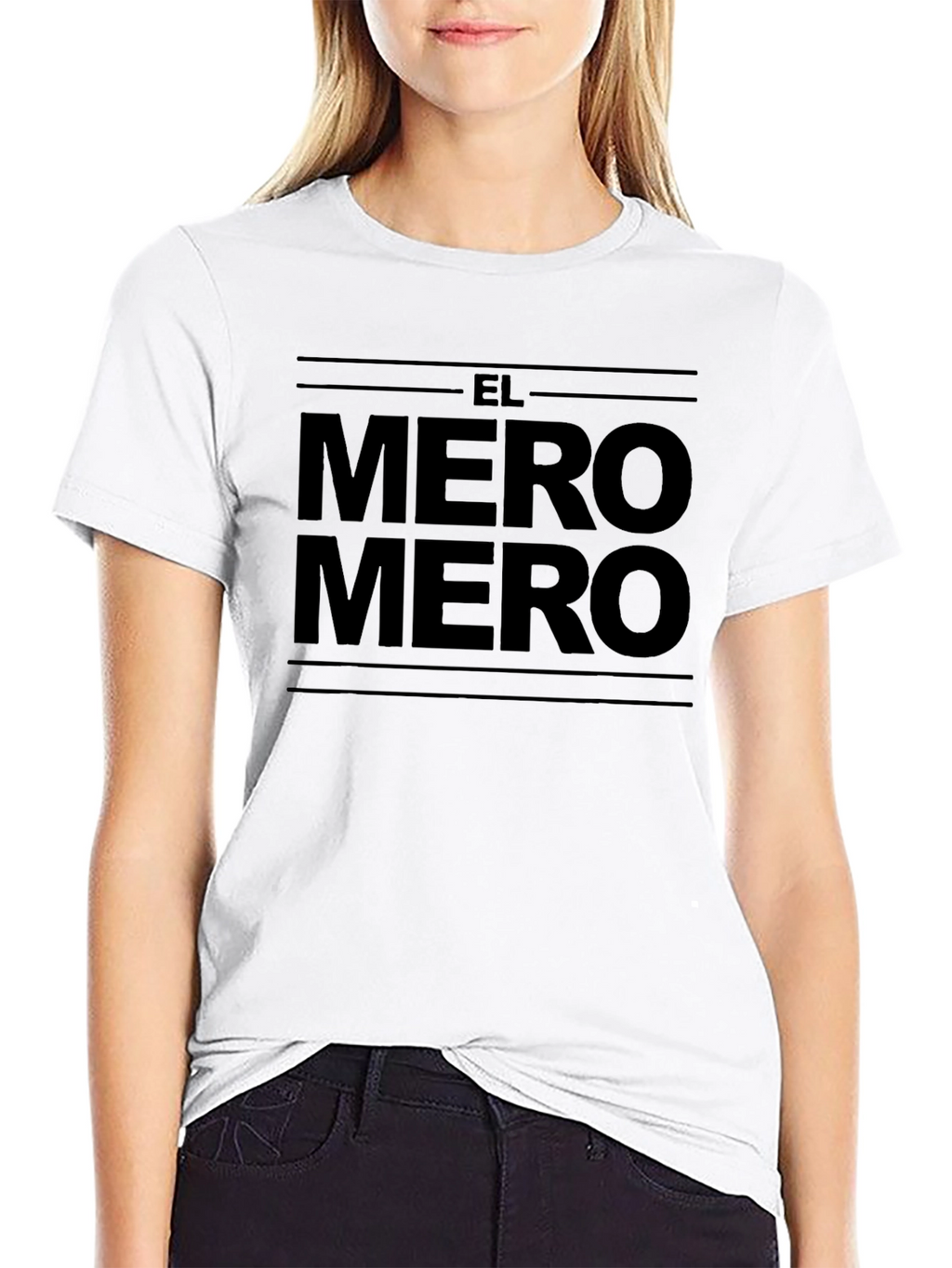 El Mero Mero Graphic Tee - Bold Black Print