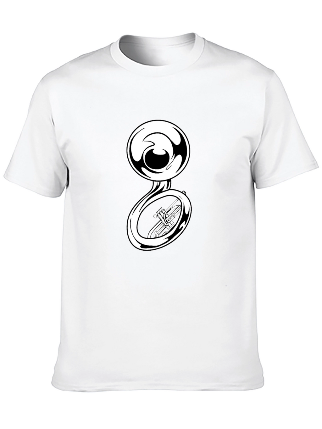Sousaphone Graphic Tee - Musical Instrument T-Shirt