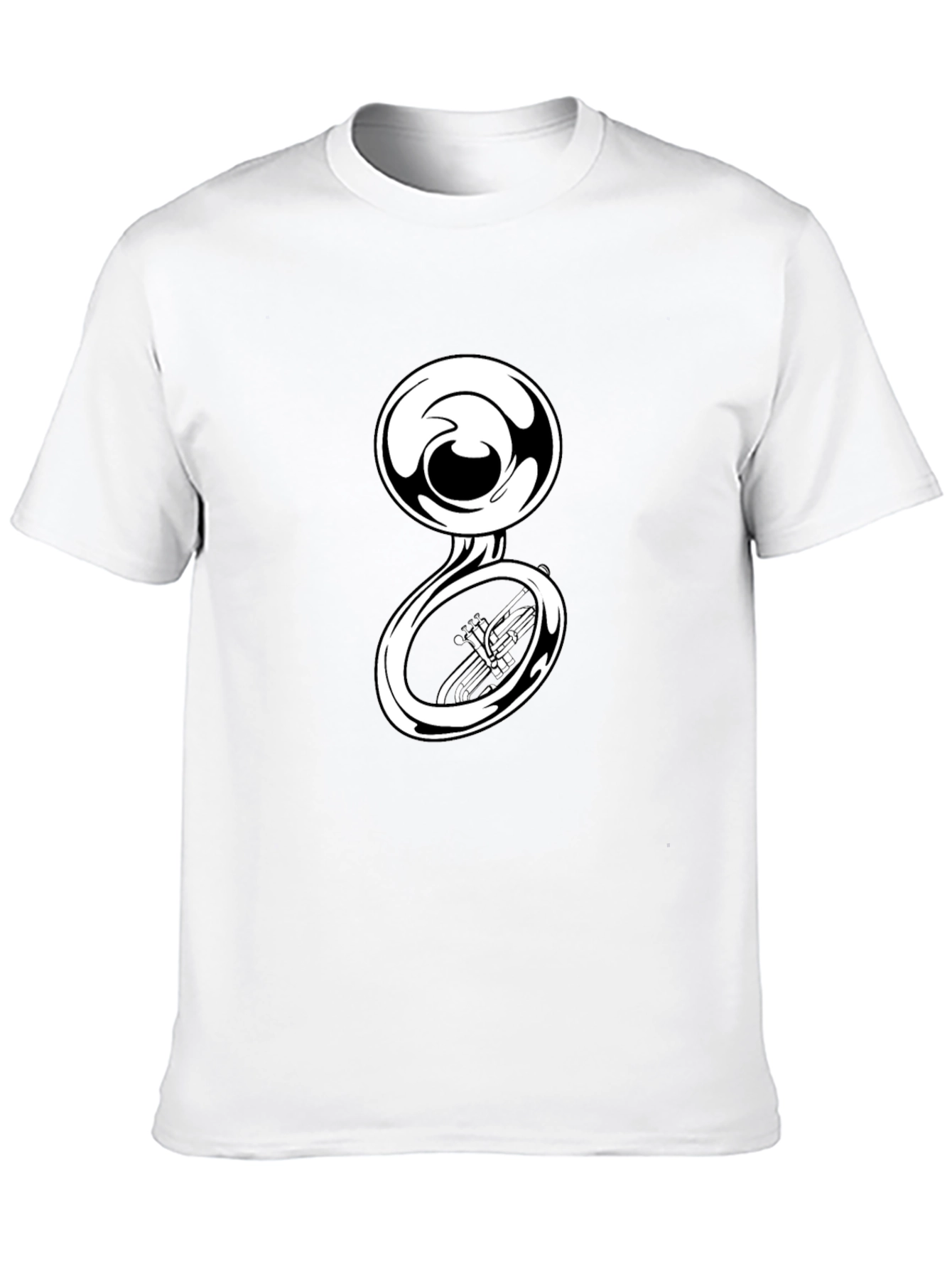 Sousaphone Graphic Tee - Musical Instrument T-Shirt