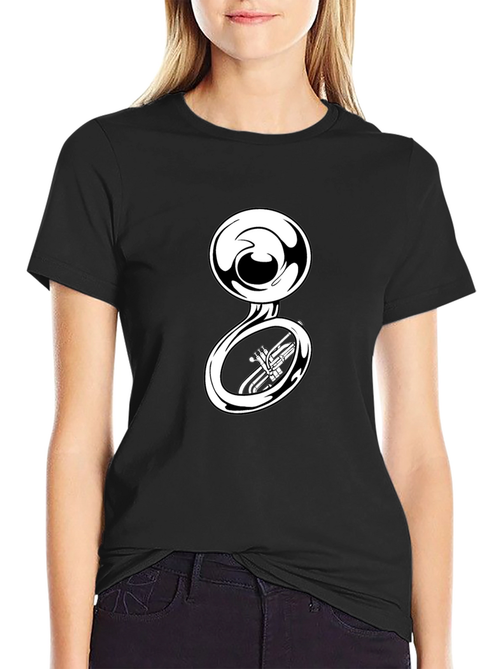 Sousaphone Graphic Tee - Musical Instrument T-Shirt