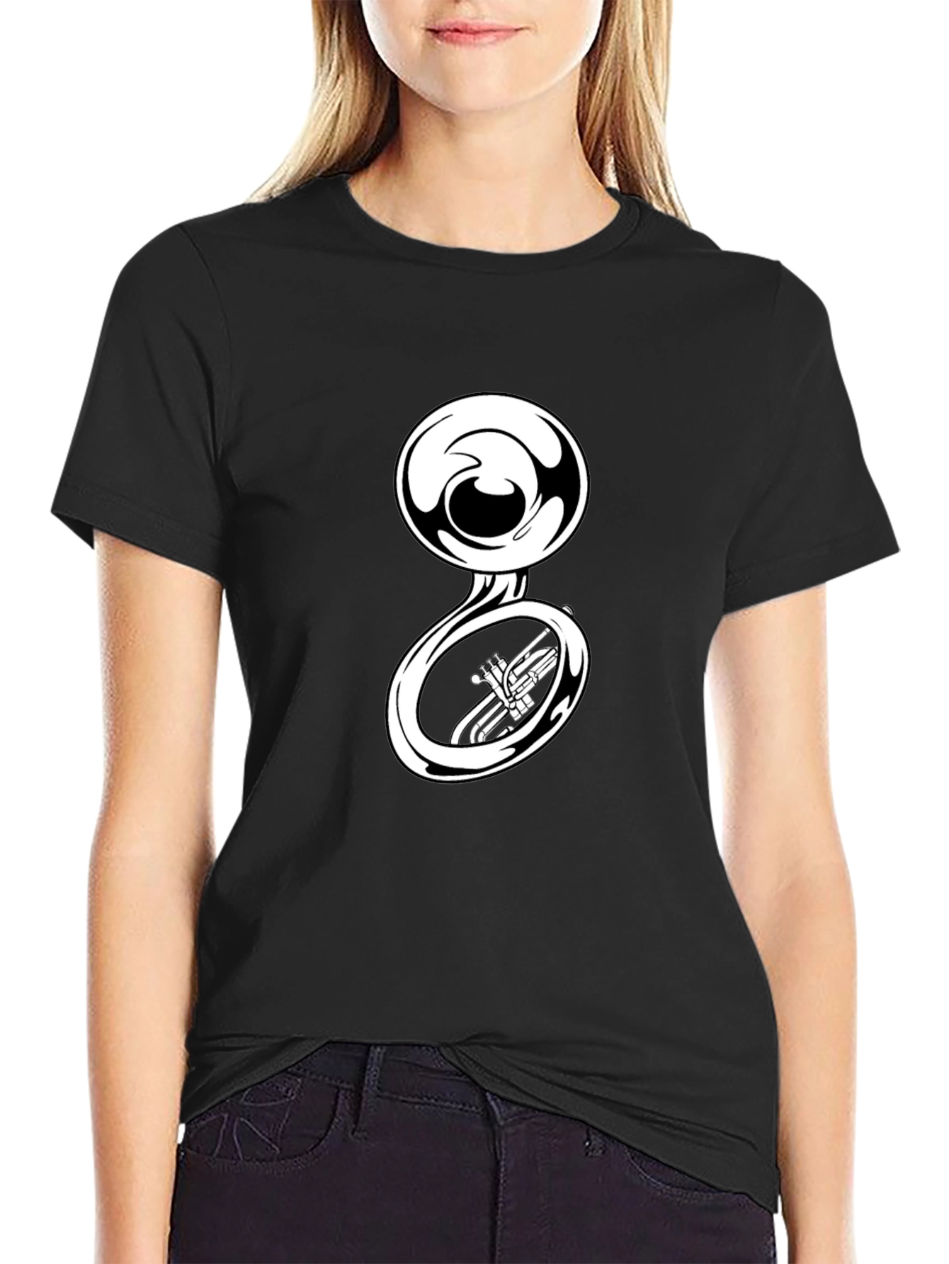 Sousaphone Graphic Tee - Musical Instrument T-Shirt