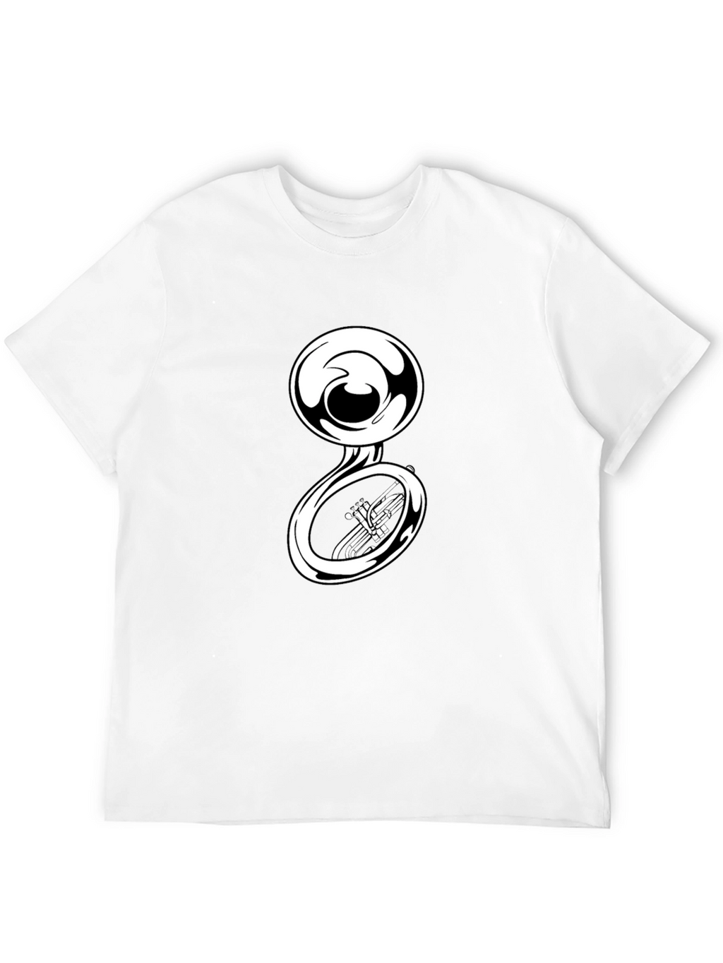 Sousaphone Graphic Tee - Musical Instrument T-Shirt