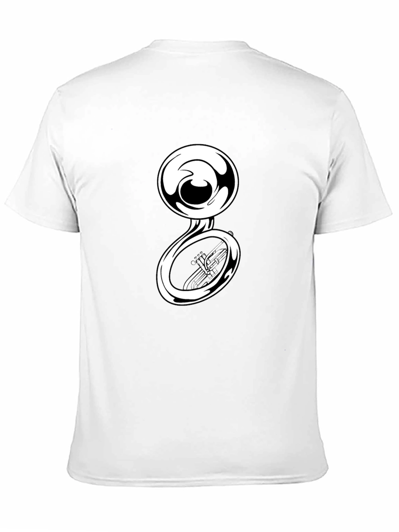 Sousaphone Graphic Tee - Musical Instrument T-Shirt