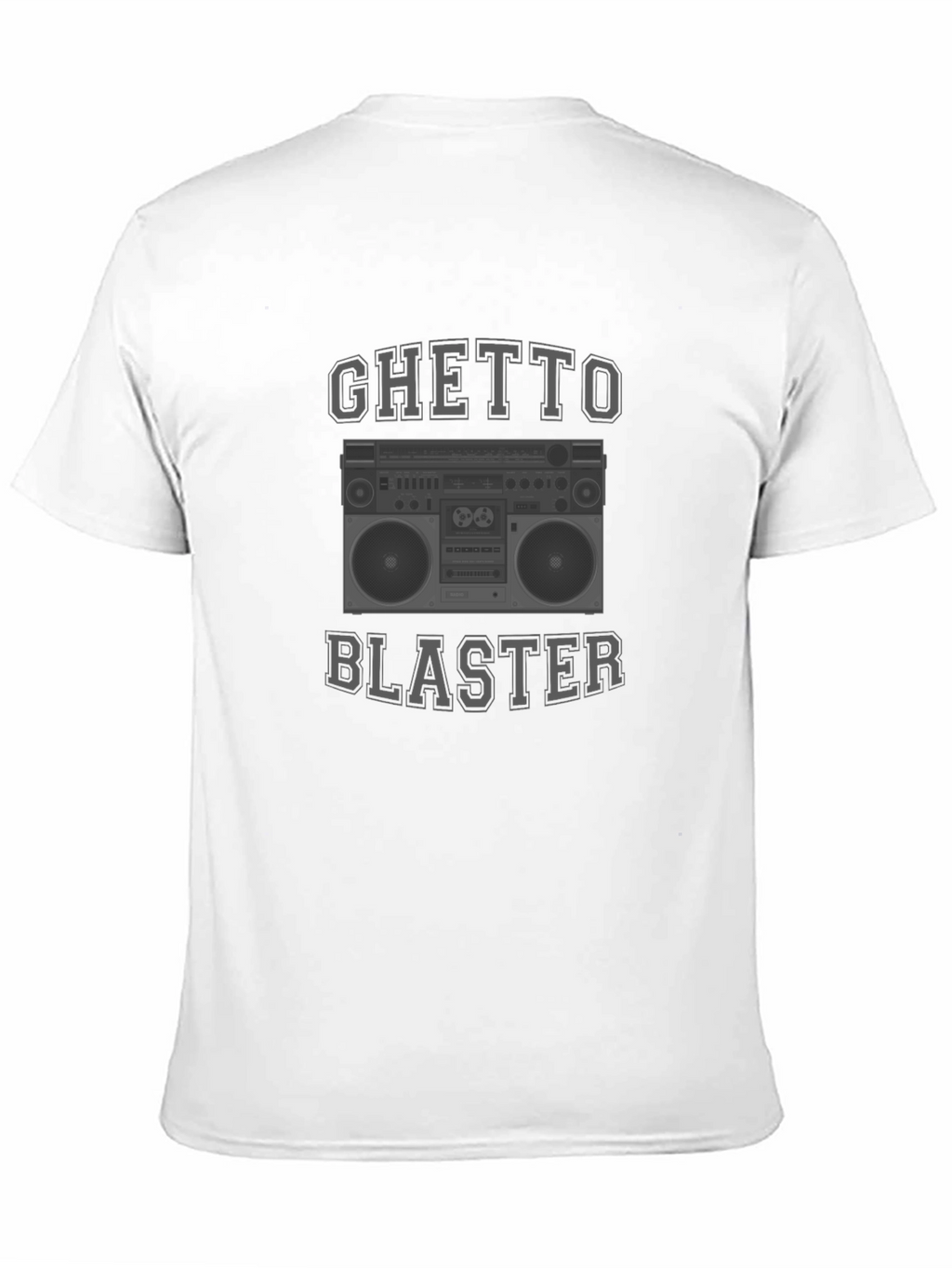 Ghetto Blaster Boombox Graphic T-Shirt