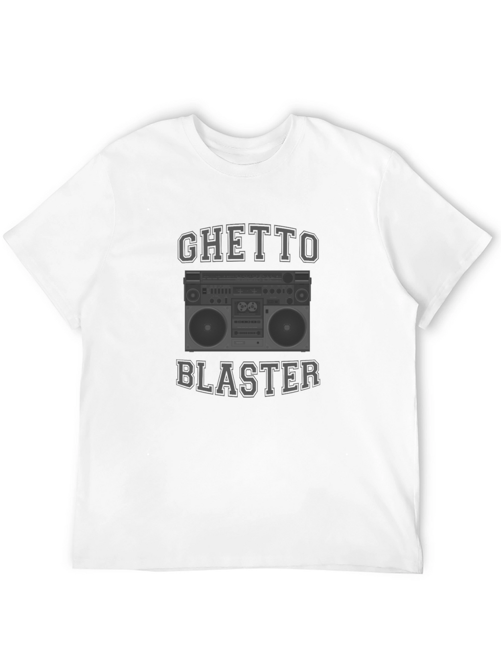 Ghetto Blaster Boombox Graphic T-Shirt