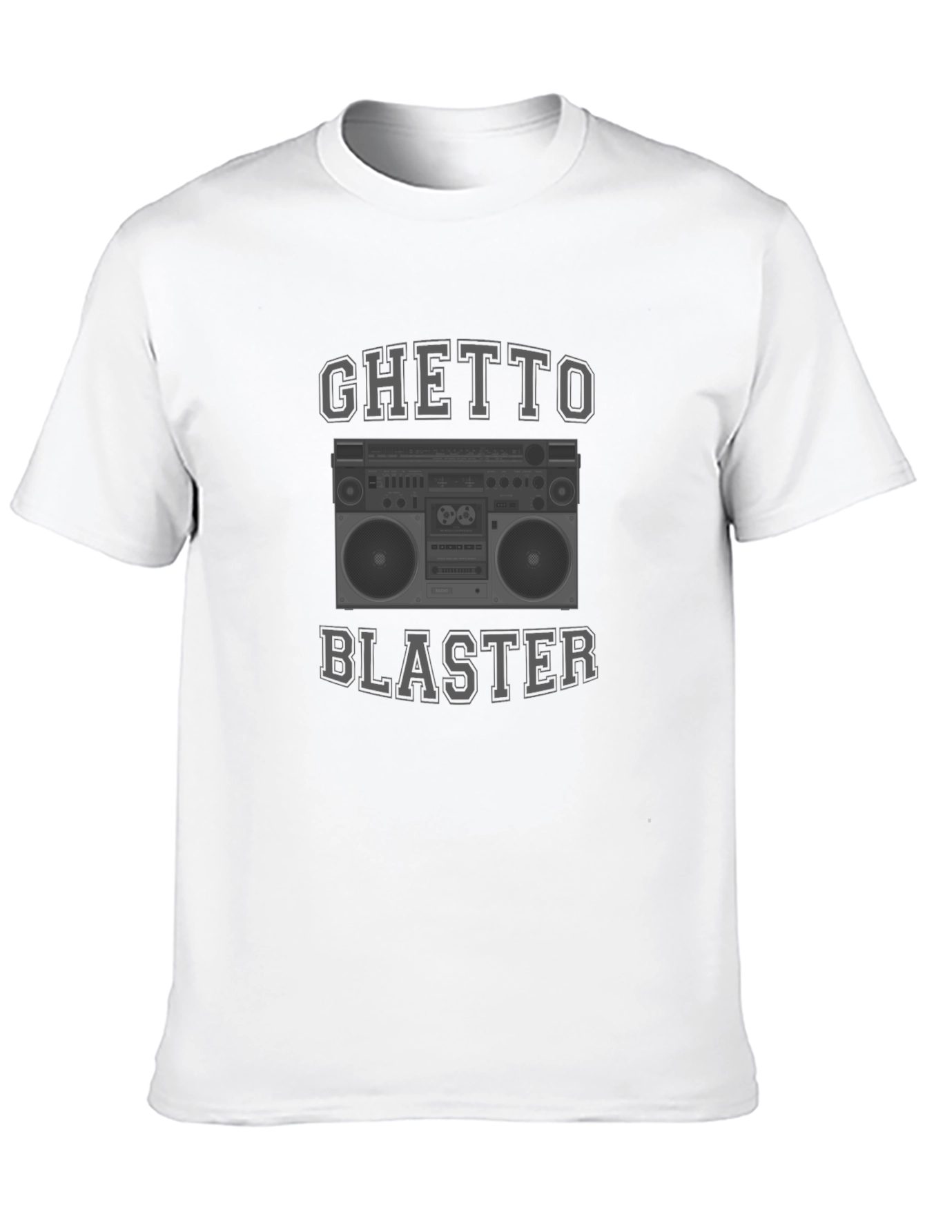 Ghetto Blaster Boombox Graphic T-Shirt