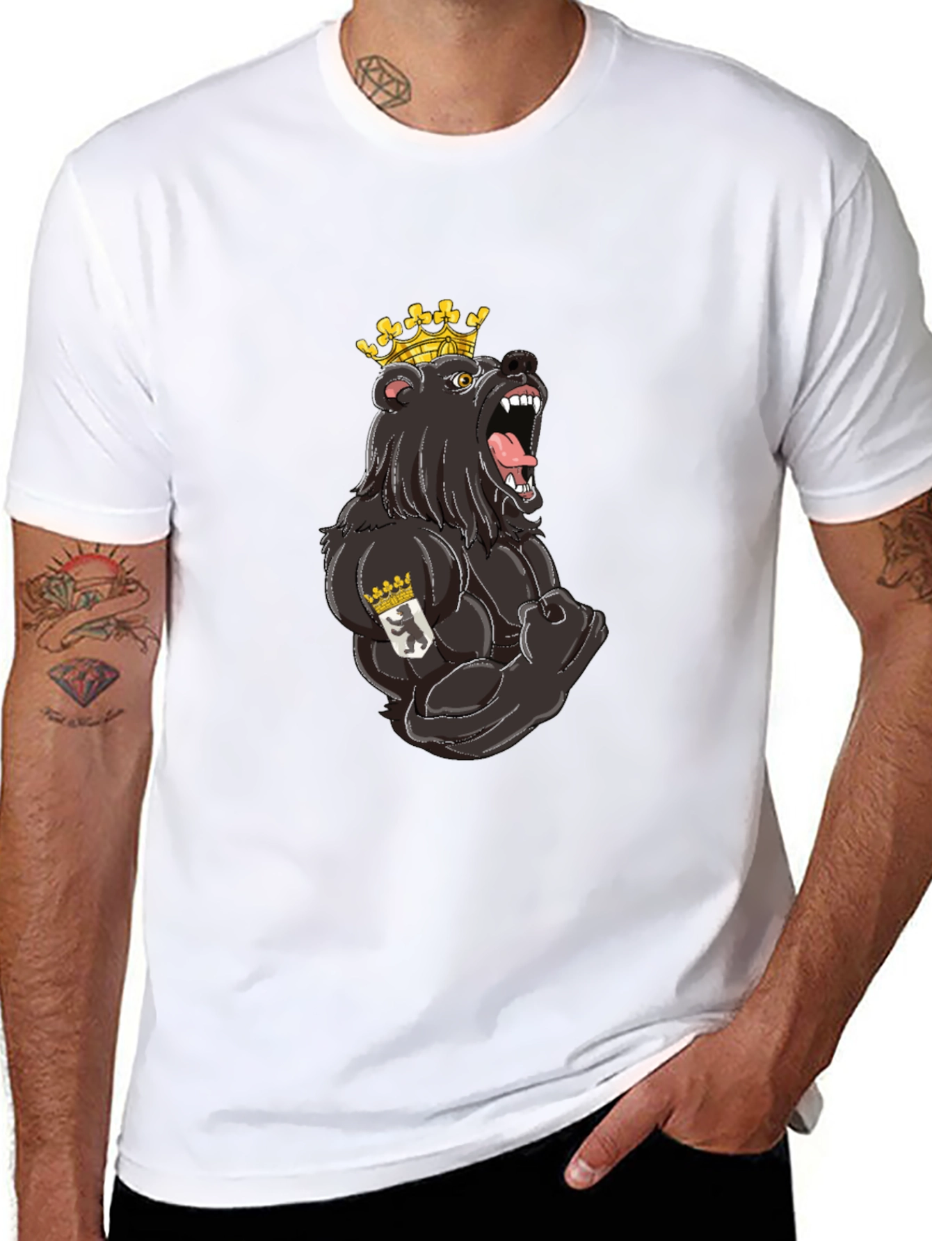 King Bear Graphic T-Shirt