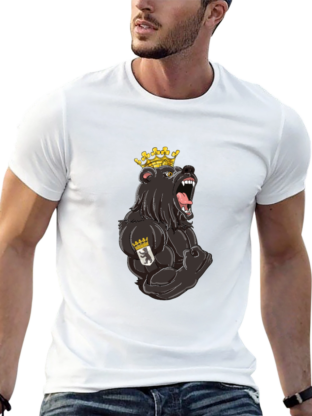 King Bear Graphic T-Shirt