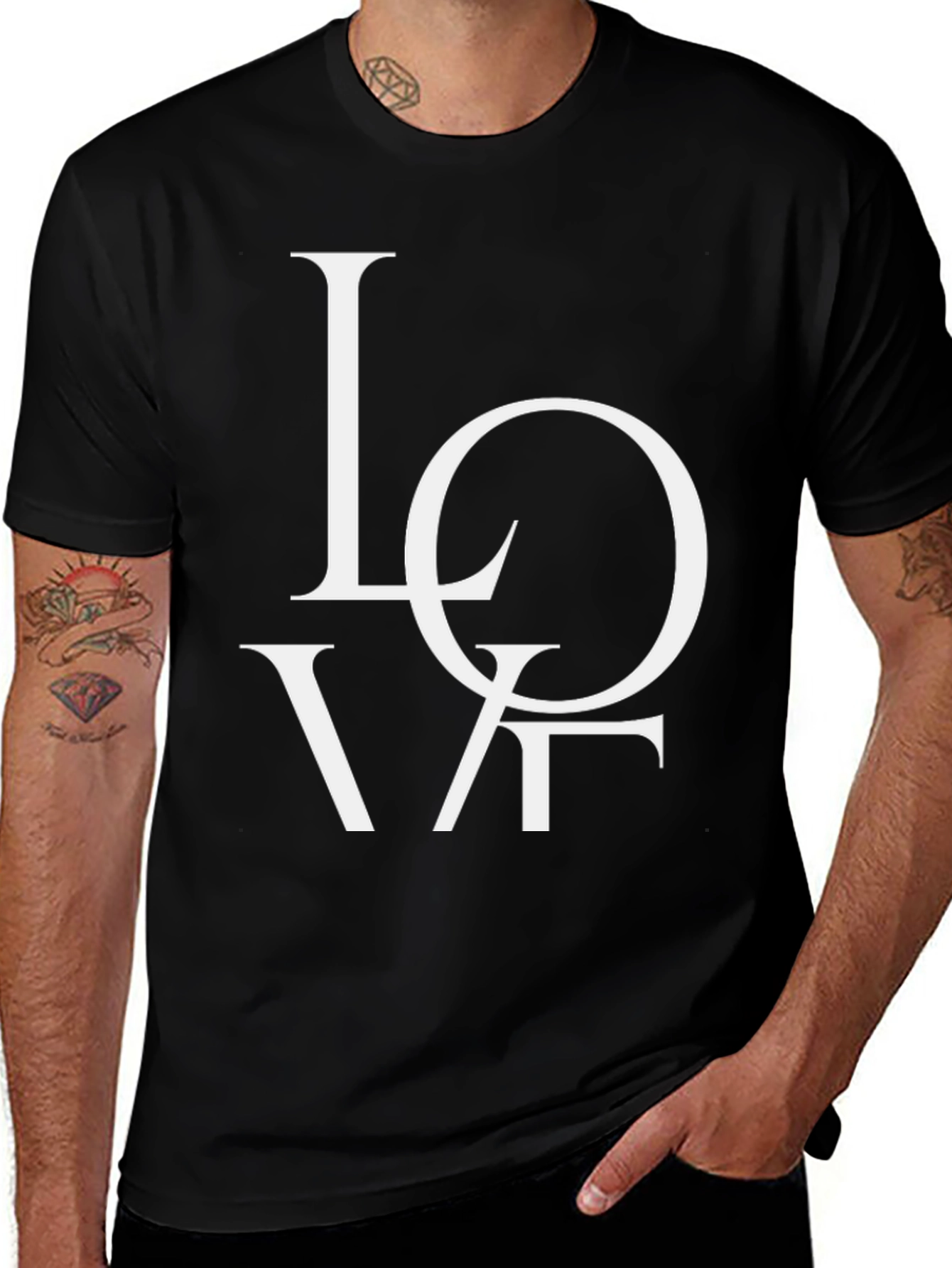 LOVE Graphic T-Shirt - Modern Design