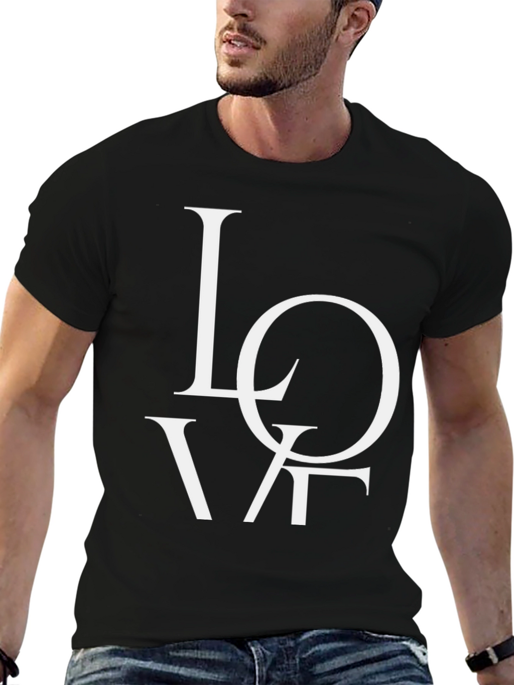 LOVE Graphic T-Shirt - Modern Design