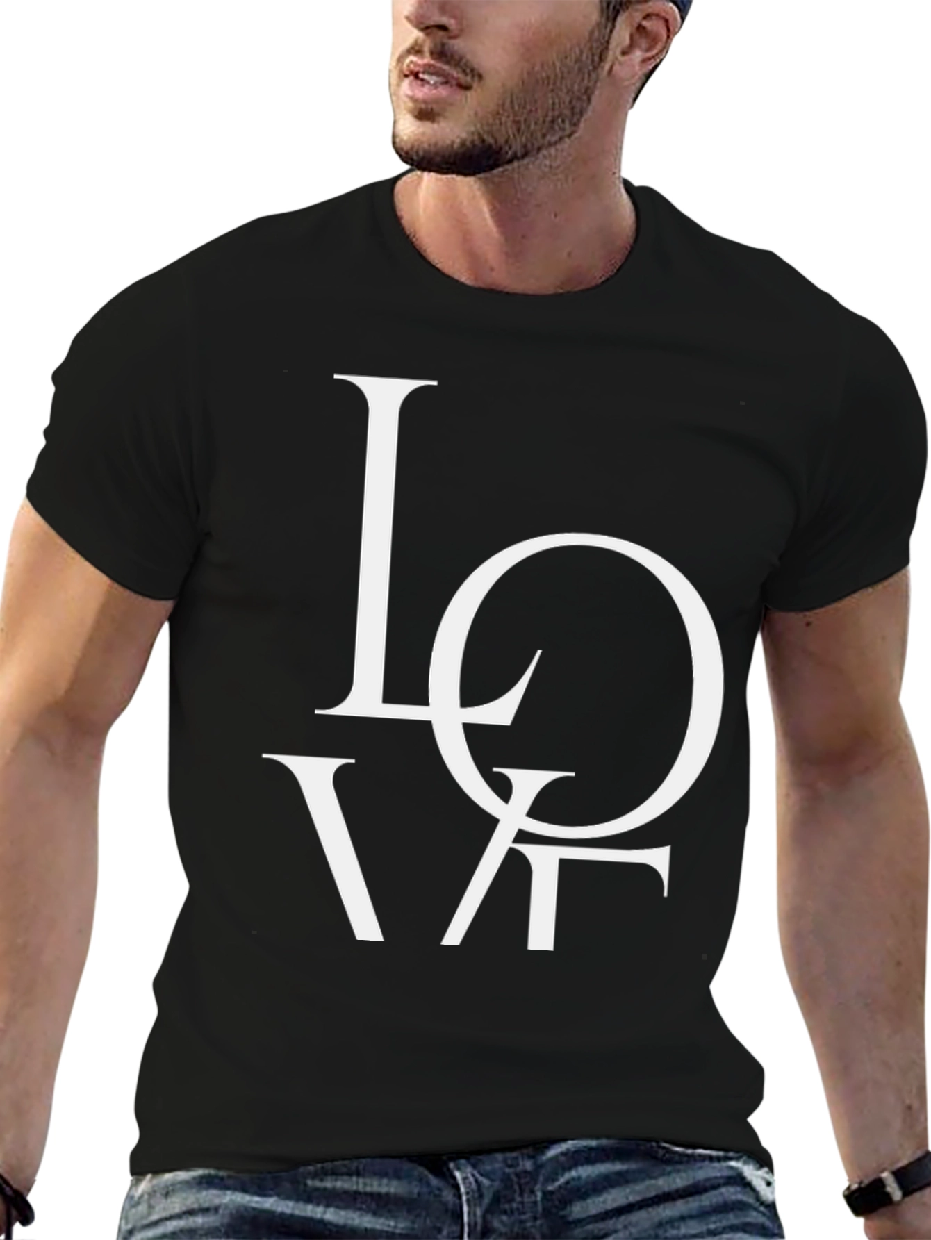 LOVE Graphic T-Shirt - Modern Design