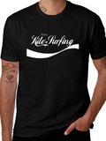Enjoy Kite Surfing Black T-Shirt