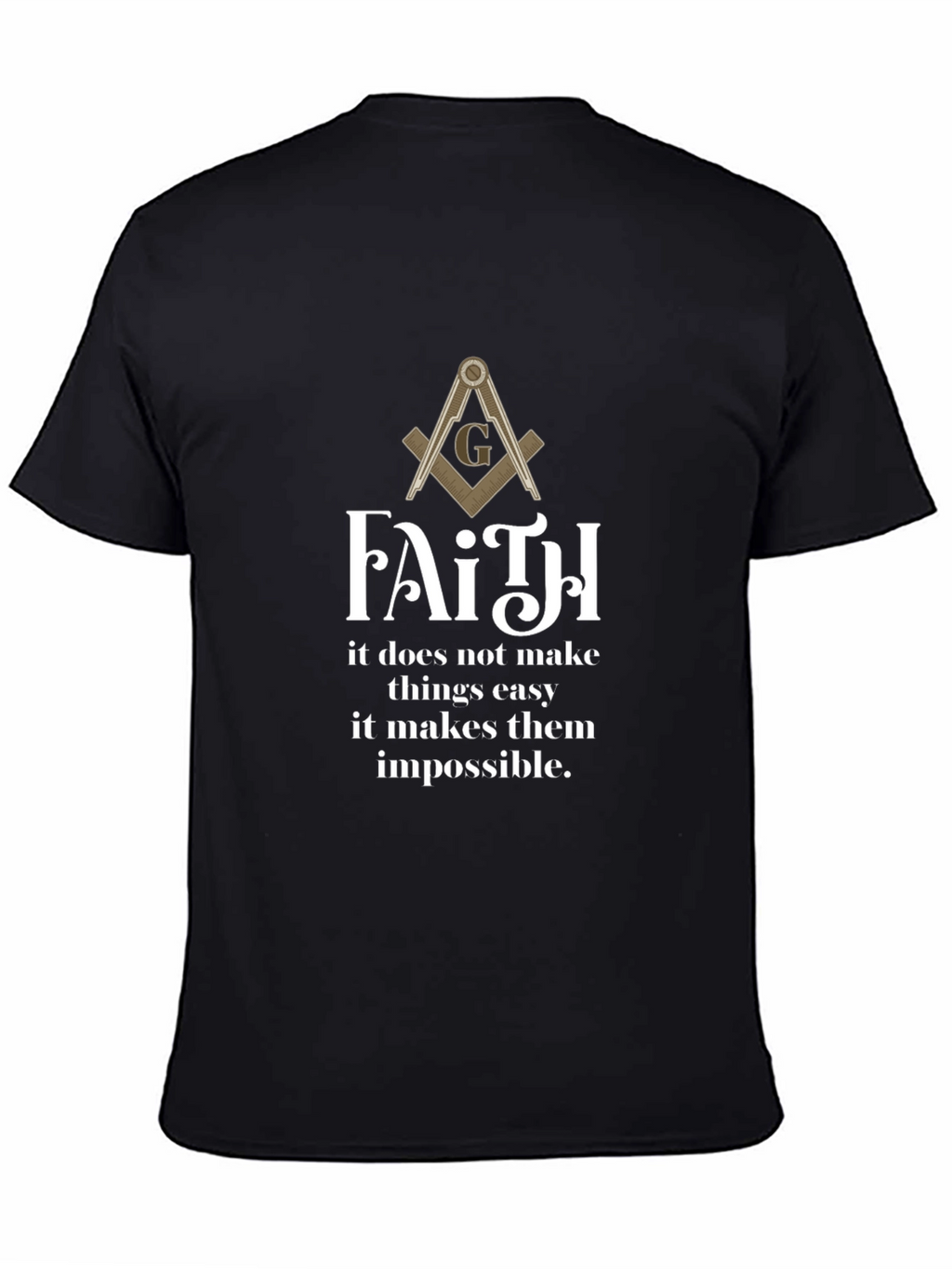 Faith Graphic T-Shirt - Impossible Dreams Tee