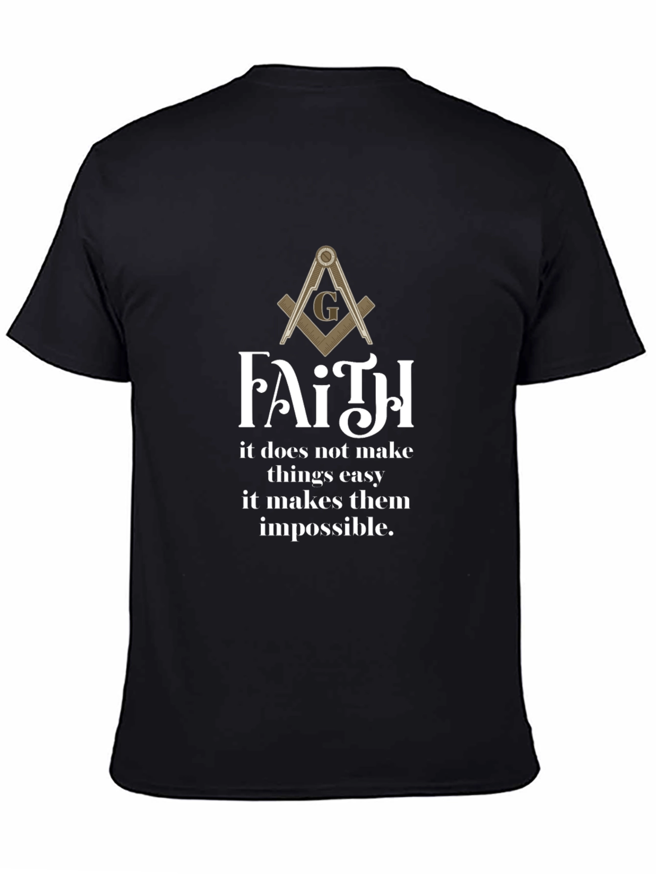 Faith Graphic T-Shirt - Impossible Dreams Tee