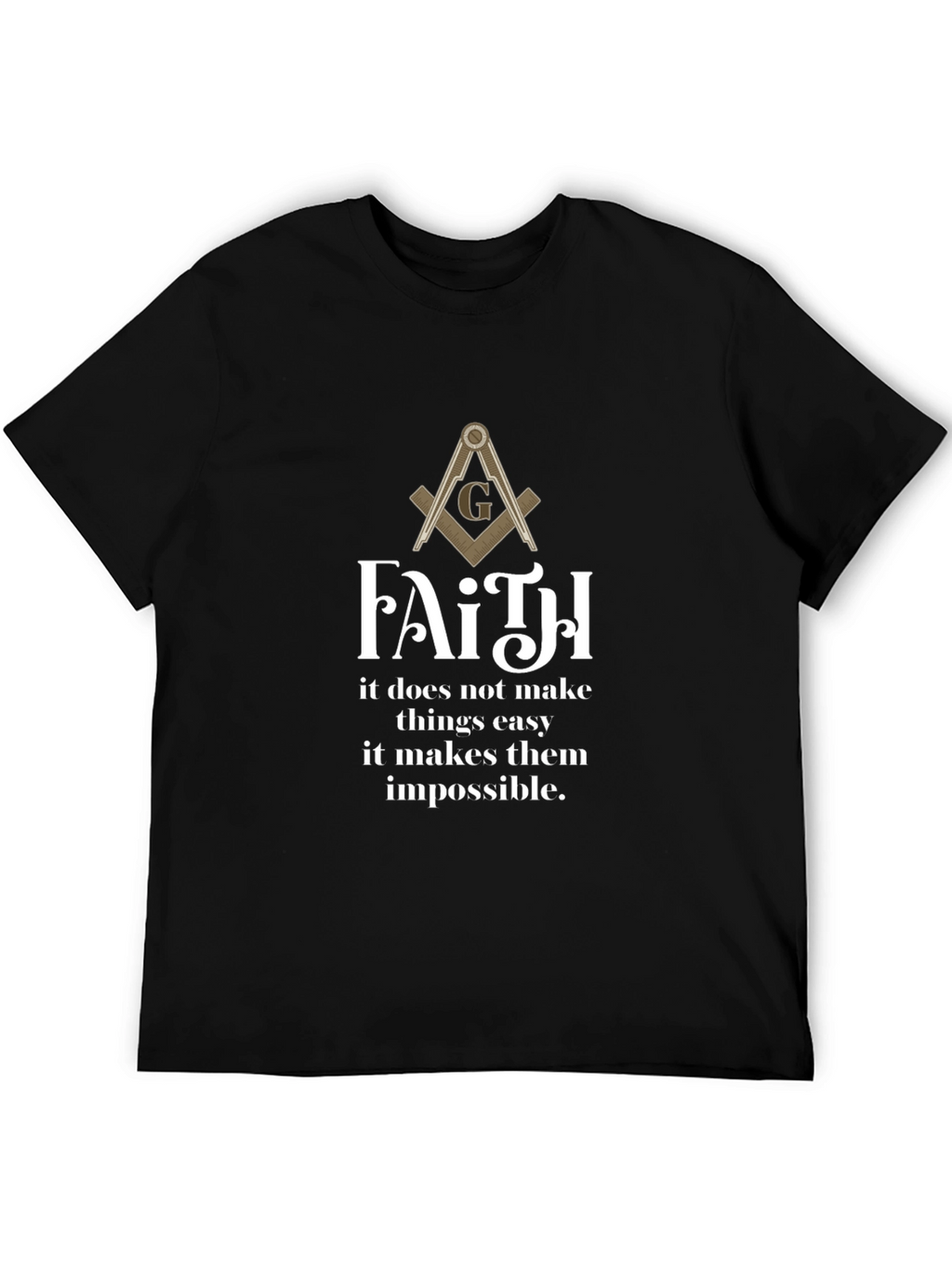 Faith Graphic T-Shirt - Impossible Dreams Tee