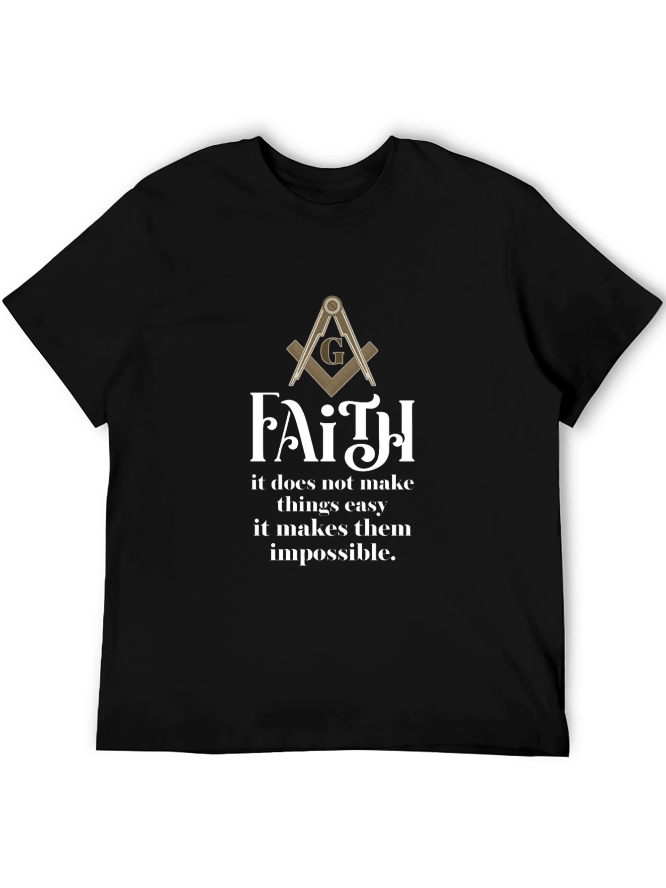 Faith Graphic T-Shirt - Impossible Dreams Tee