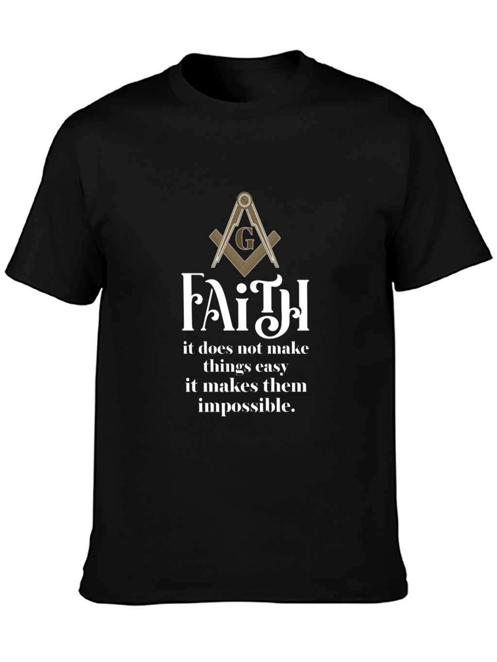 Faith Graphic T-Shirt - Impossible Dreams Tee