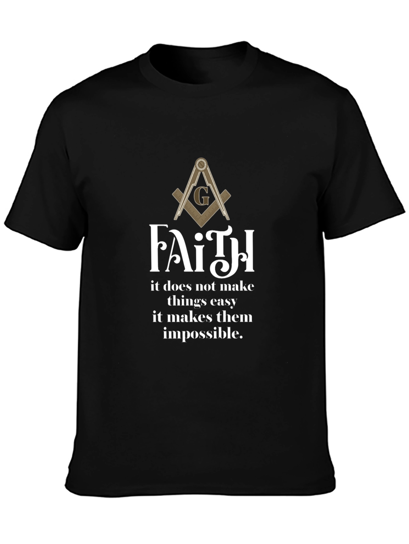 Faith Graphic T-Shirt - Impossible Dreams Tee