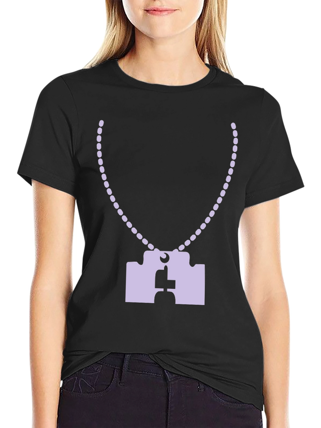 Puzzle Piece Necklace T-Shirt