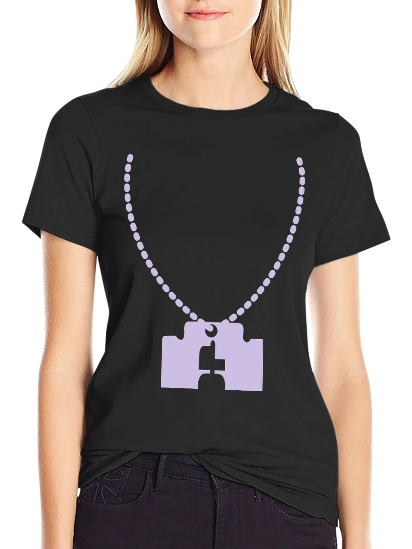 Puzzle Piece Necklace T-Shirt
